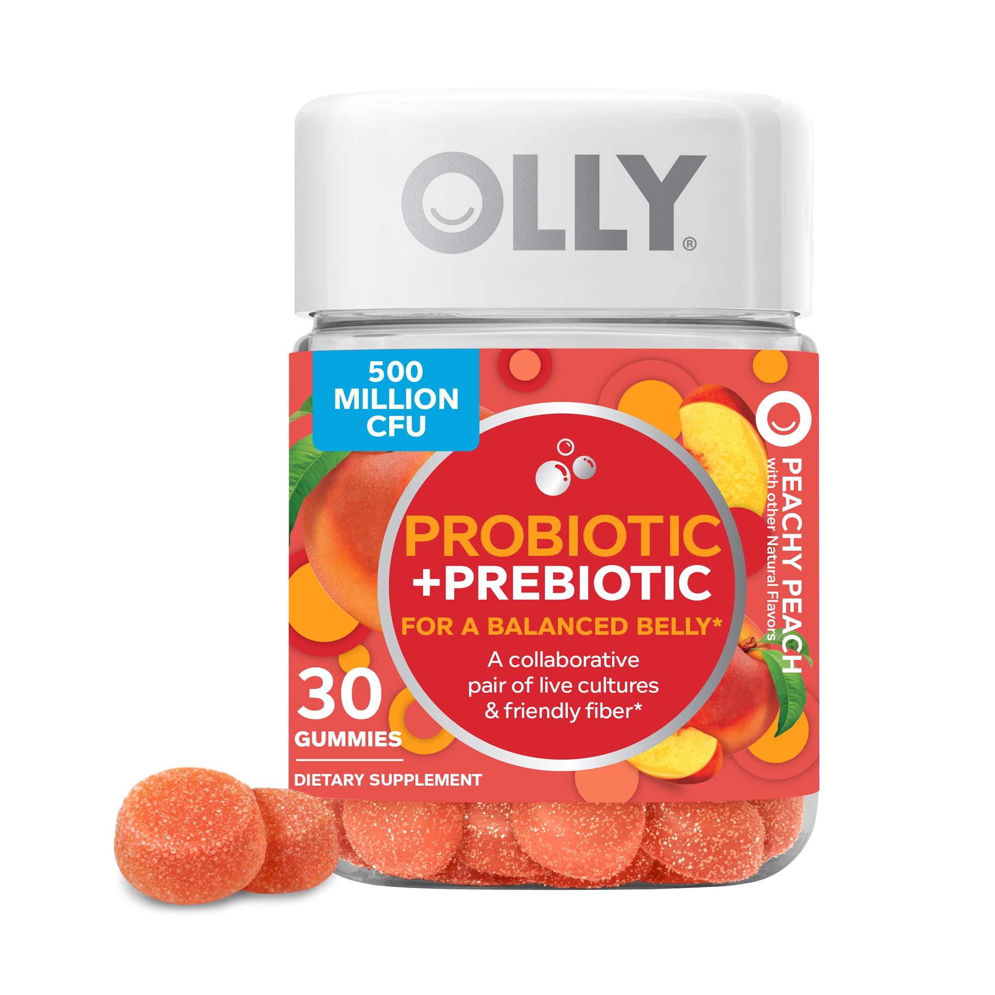 Foto 2 pulgar | Suplemento Olly Probiotic + Prebiotic Gummy Suministro de 30 Días - Venta Internacional