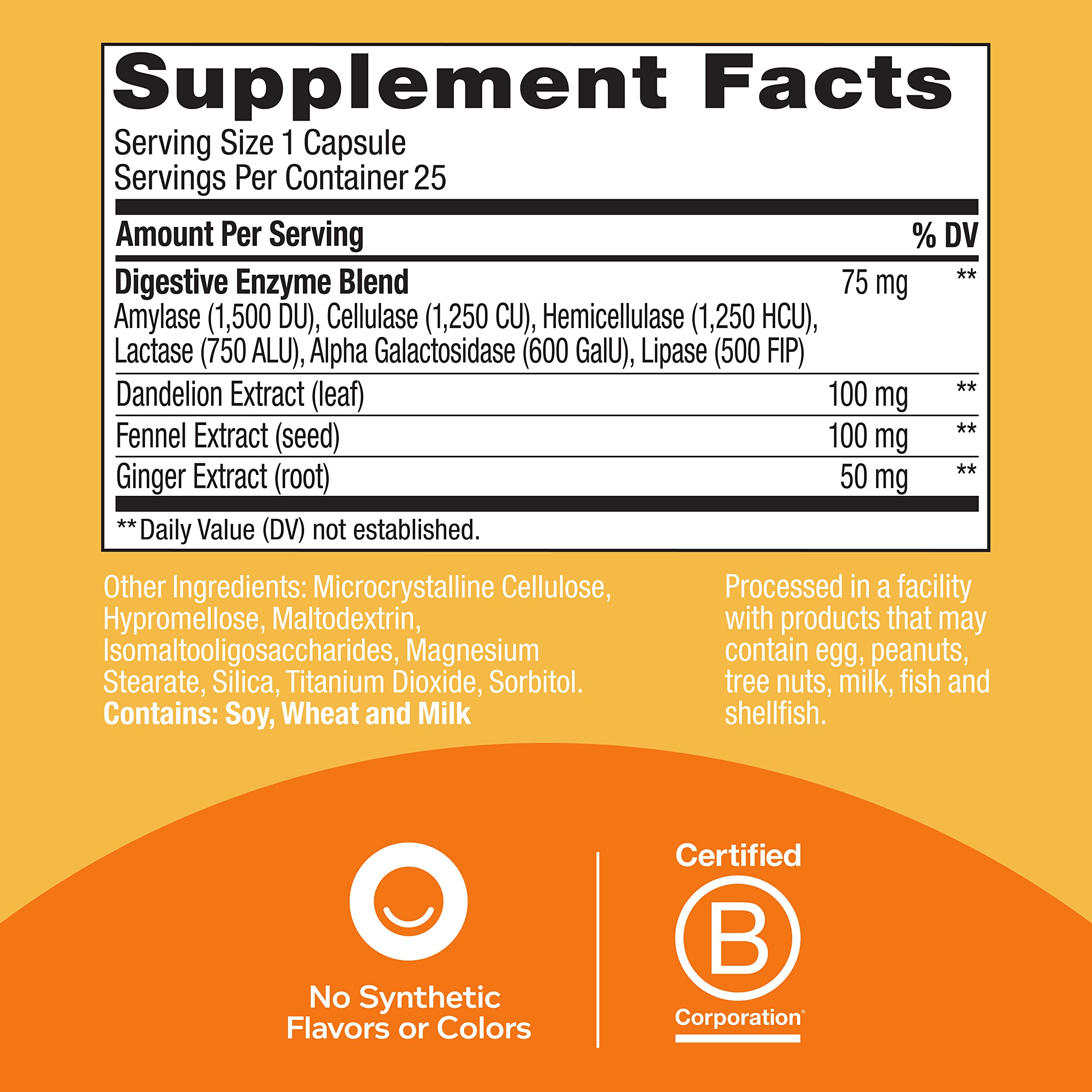 Foto 5 pulgar | Suplemento Olly Beat The Bloat Capsules - Venta Internacional