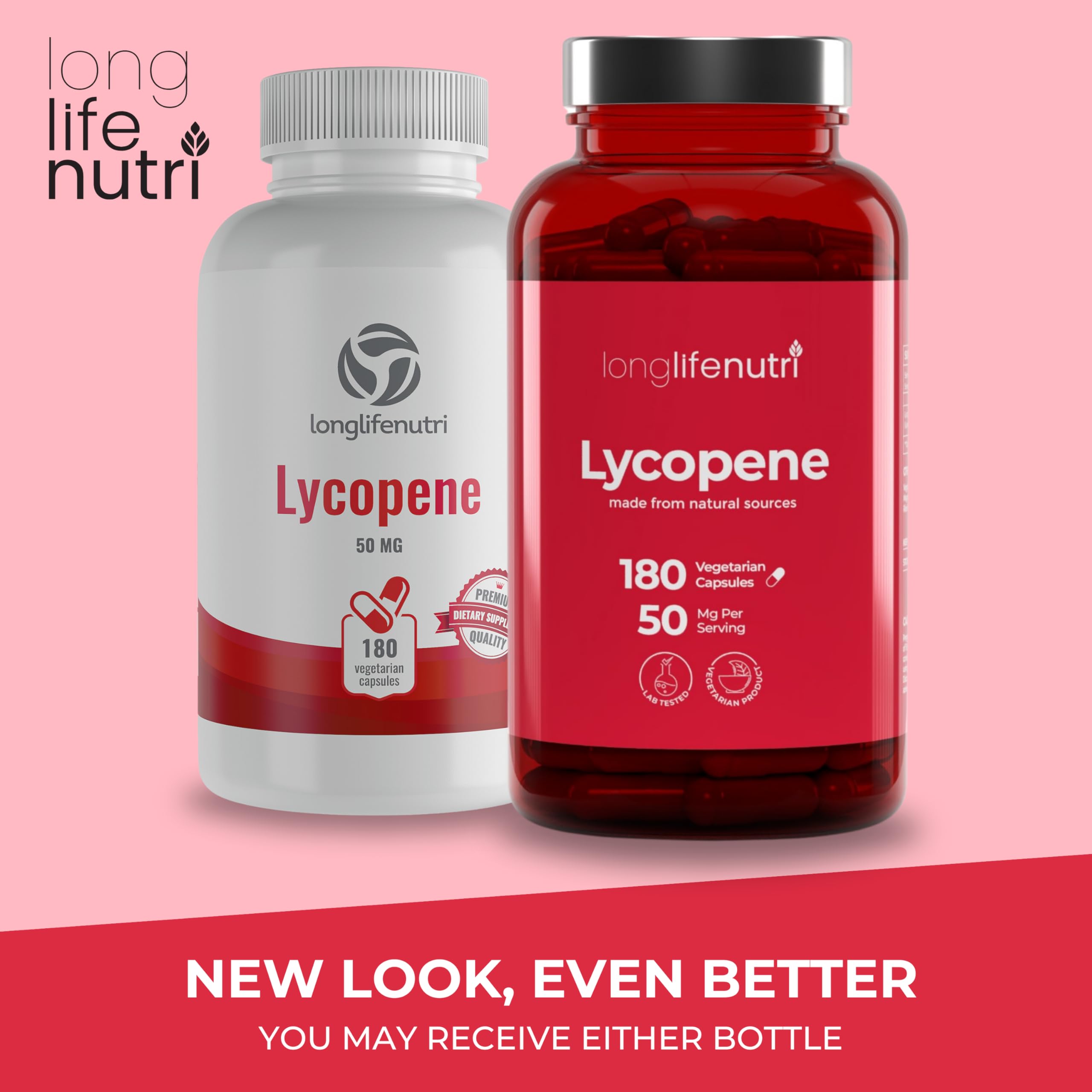 Foto 7 pulgar | Suplemento Longlifenutri Licopene 50 mg 180 Cápsulas Vegetarianas - Venta Internacional