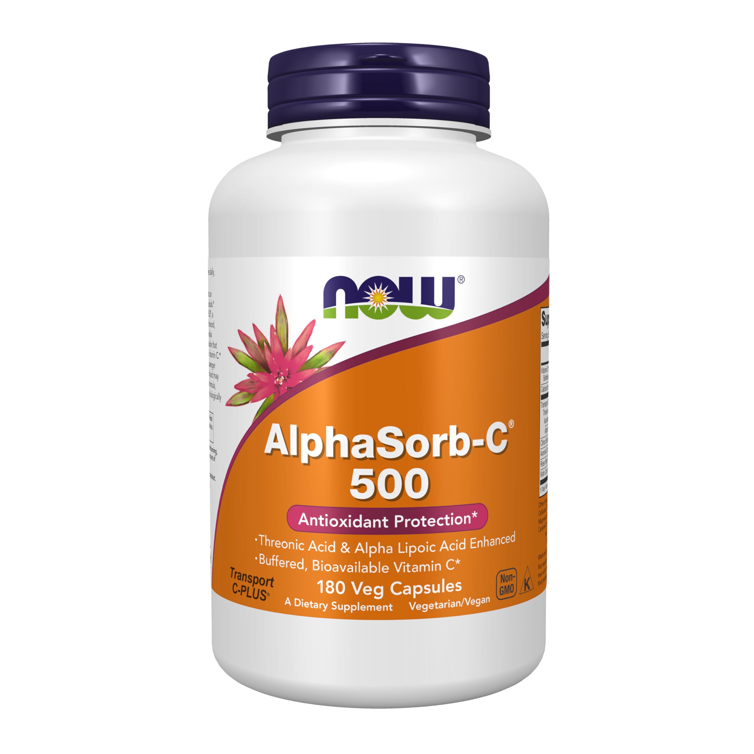 Foto 2 pulgar | Suplemento  Now Alphasorb-C 500 mg con Ácido Treónico 180 Cápsulas - Venta Internacional
