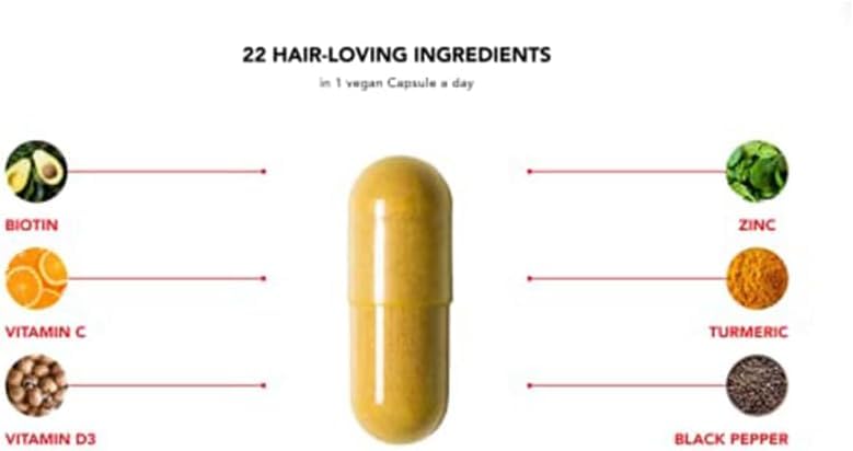 Foto 6 pulgar | Vitaminas para el Cabello Hairtamin Vegan Faster Growth 30 Cápsulas - Venta Internacional