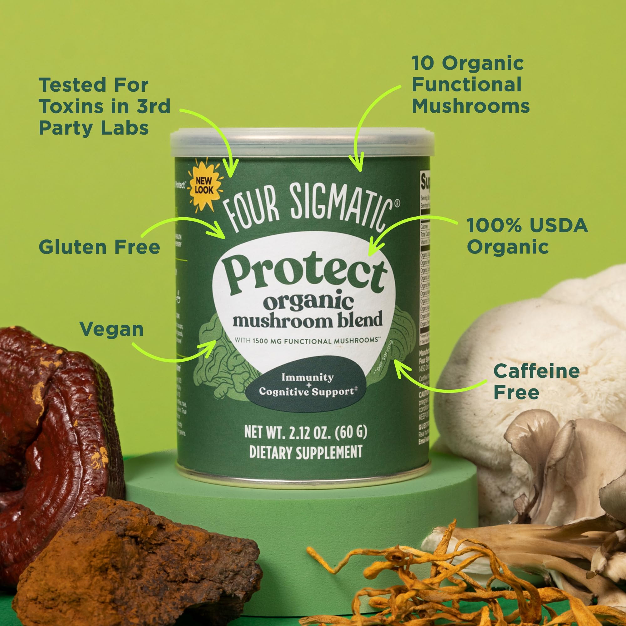 Foto 3 pulgar | Suplemento Four Sigmatic Mushroom Blend Defend Mix 30 Porciones - Venta Internacional