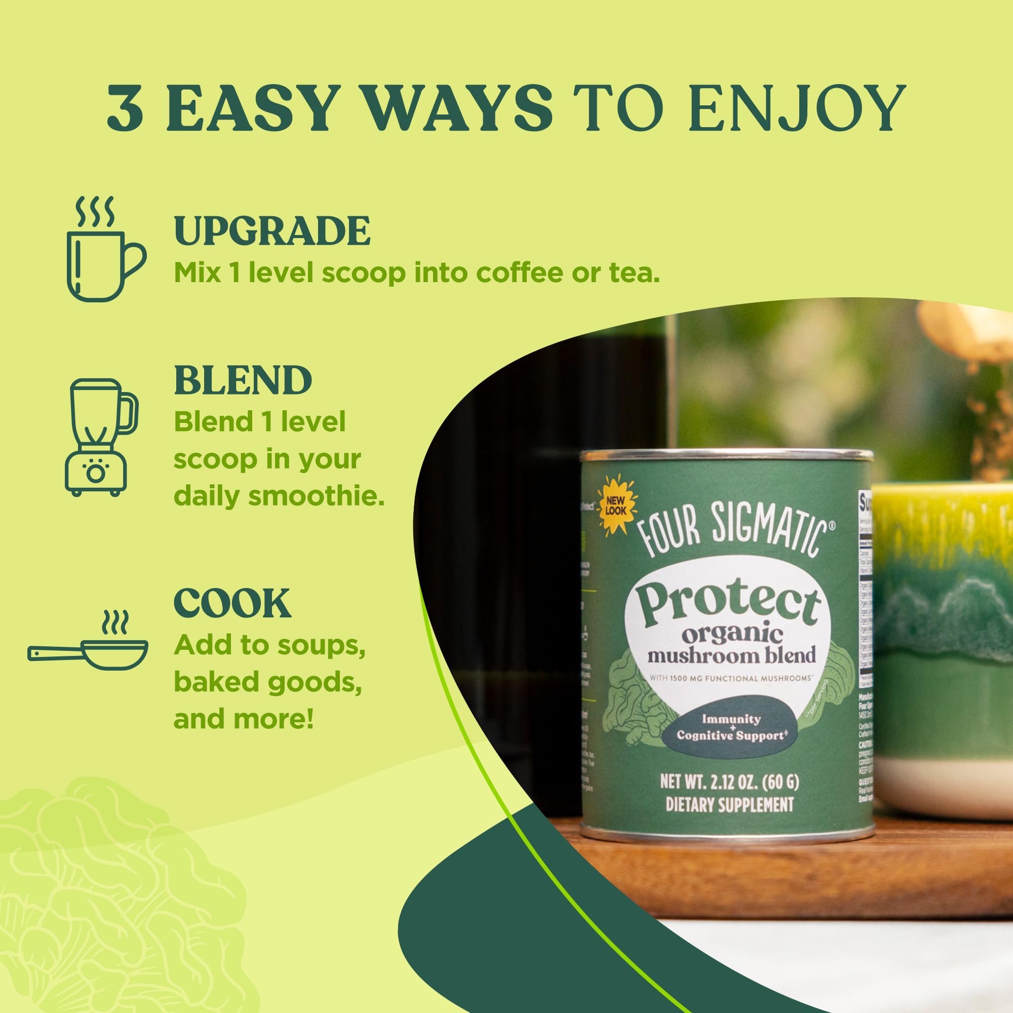 Foto 4 pulgar | Suplemento Four Sigmatic Mushroom Blend Defend Mix 30 Porciones - Venta Internacional