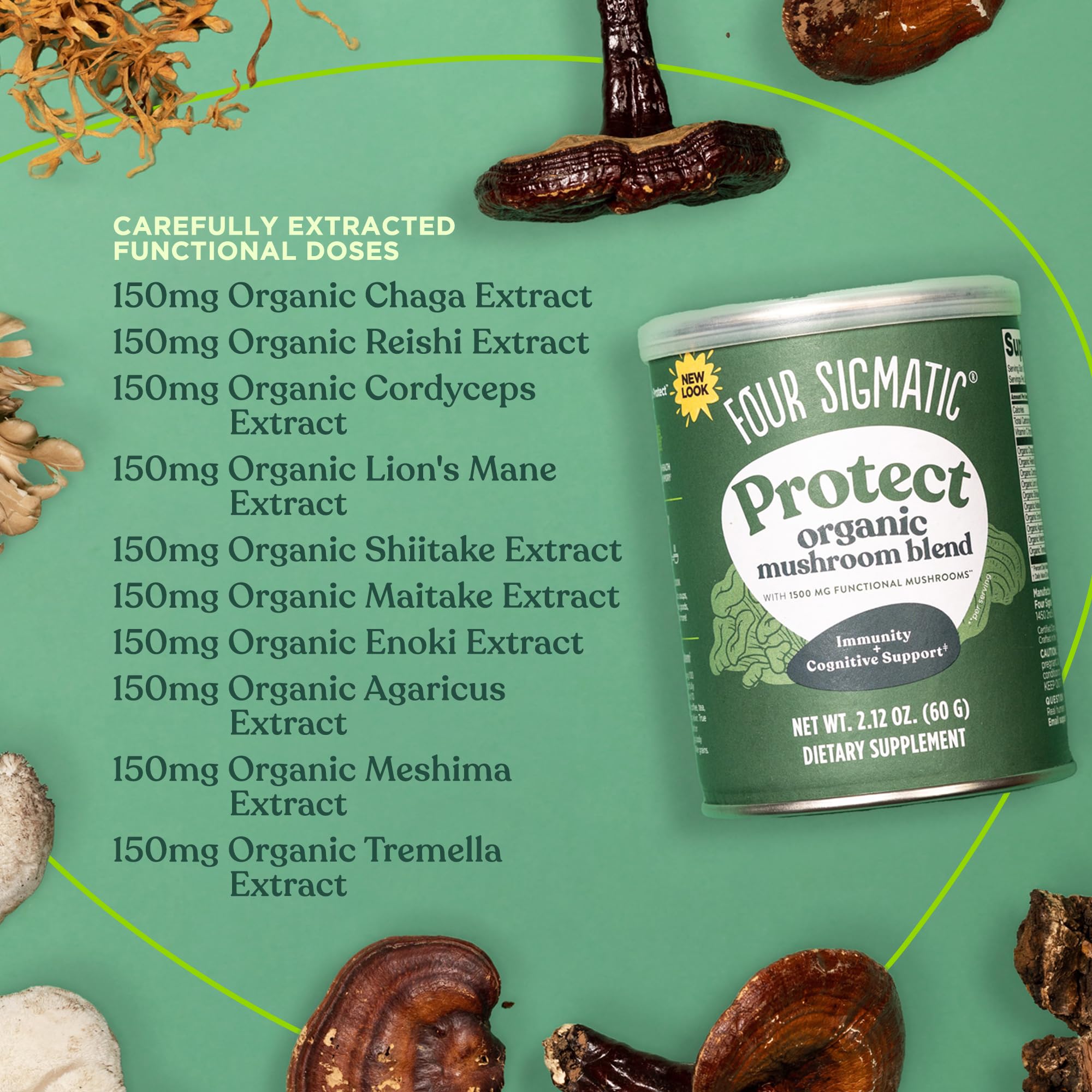 Foto 5 pulgar | Suplemento Four Sigmatic Mushroom Blend Defend Mix 30 Porciones - Venta Internacional