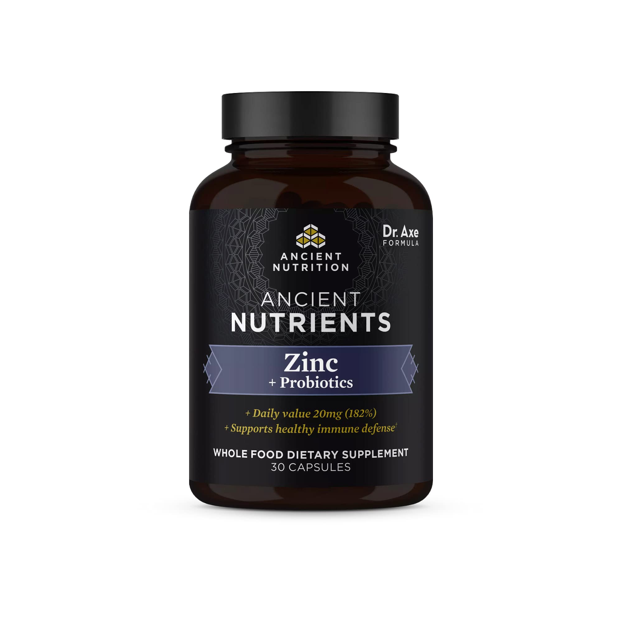 Foto 2 pulgar | Suplemento Ancient Nutrition Zinc 30 Cápsulas-Venta Internacional