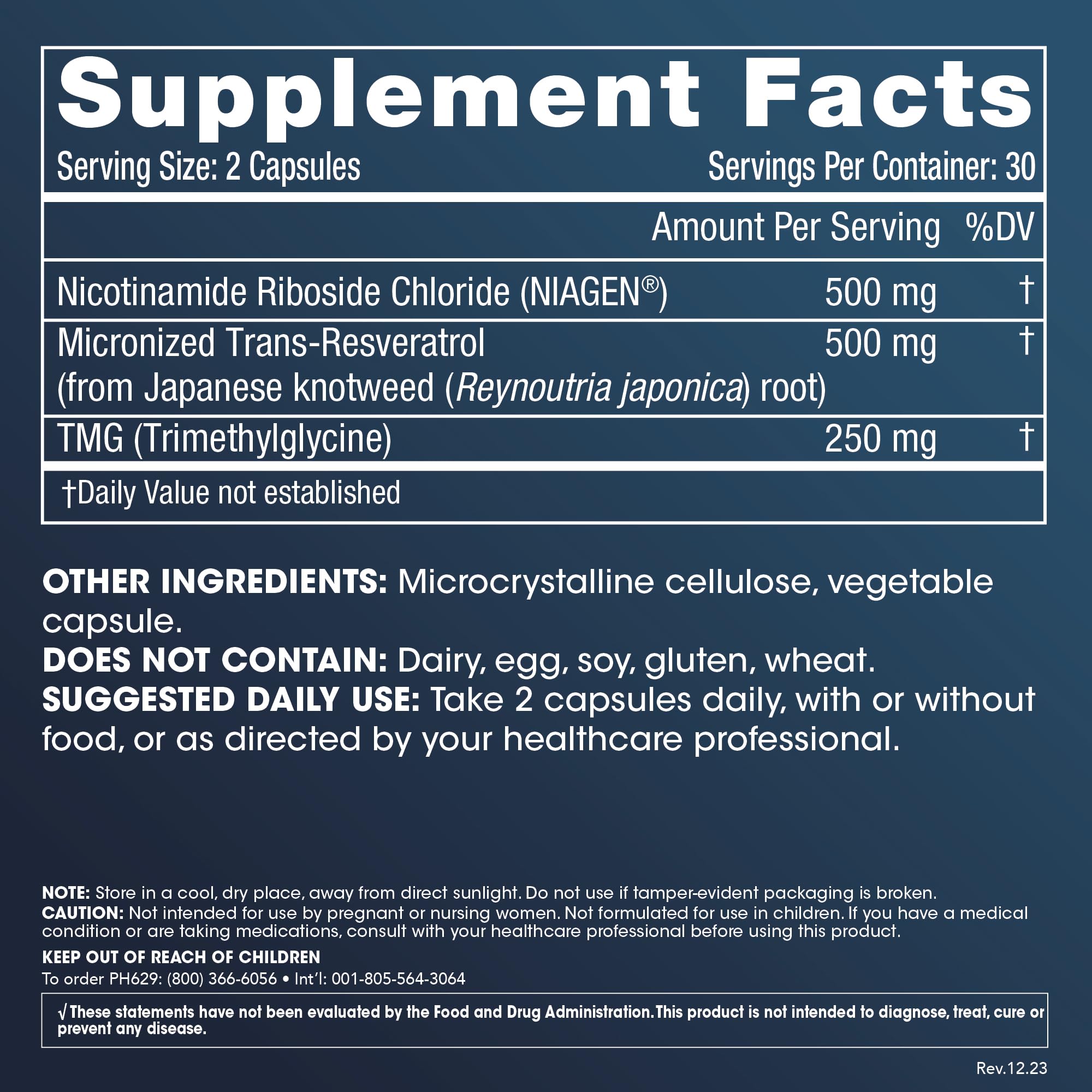 Foto 7 pulgar | Suplemento Prohealth Nicotinamide Riboside Pro Complete Nad - Venta Internacional