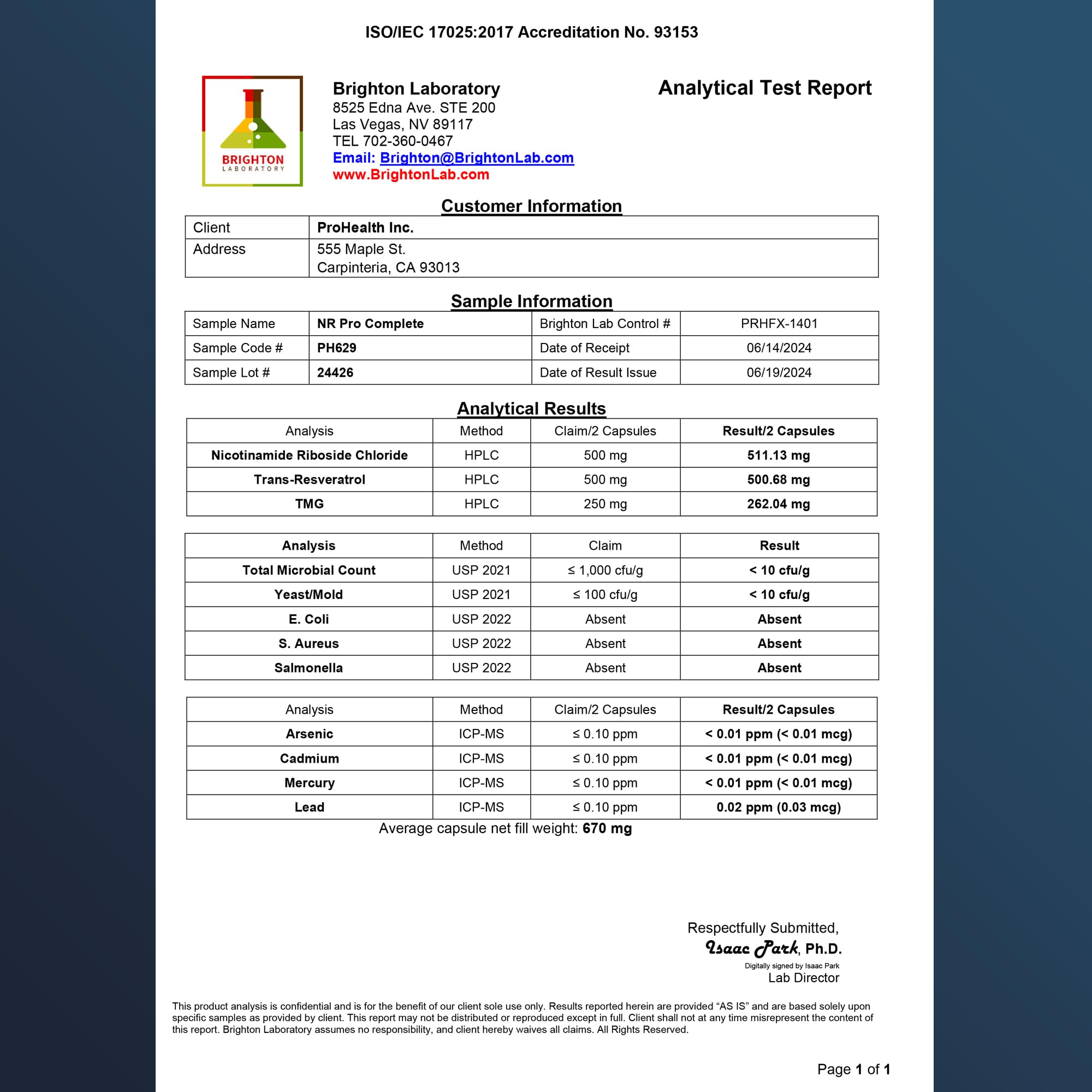 Foto 8 pulgar | Suplemento Prohealth Nicotinamide Riboside Pro Complete Nad - Venta Internacional