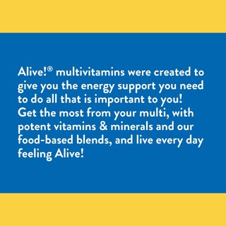 Foto 5 | Multivitamínico Nature's Way Alive! 130 Comprimidos Completos para Hombres Mayores De 50 Años - Venta Internacional