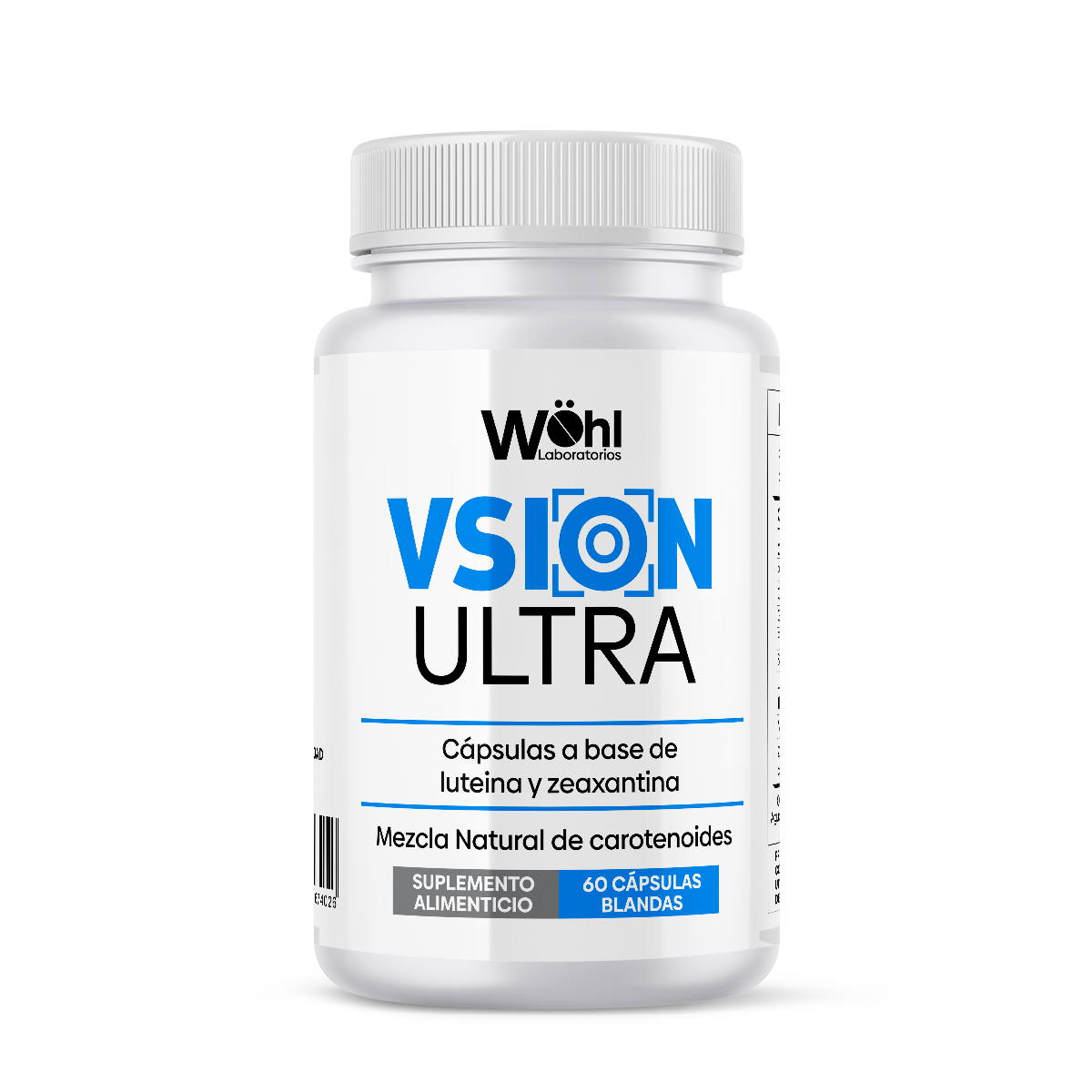 Foto 1 | Vsion Ultra Laboratorios Wöhl Luteina Zeaxantina 60 Cápsulas