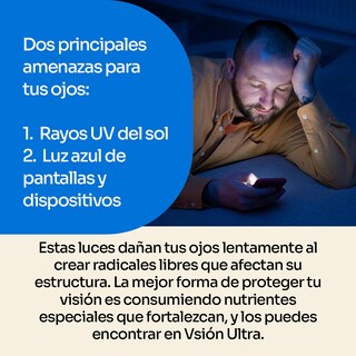 Foto 4 | Suplemento Vsion Ultra Laboratorios Wöhl Luteina Zeaxantina 60 Cápsulas