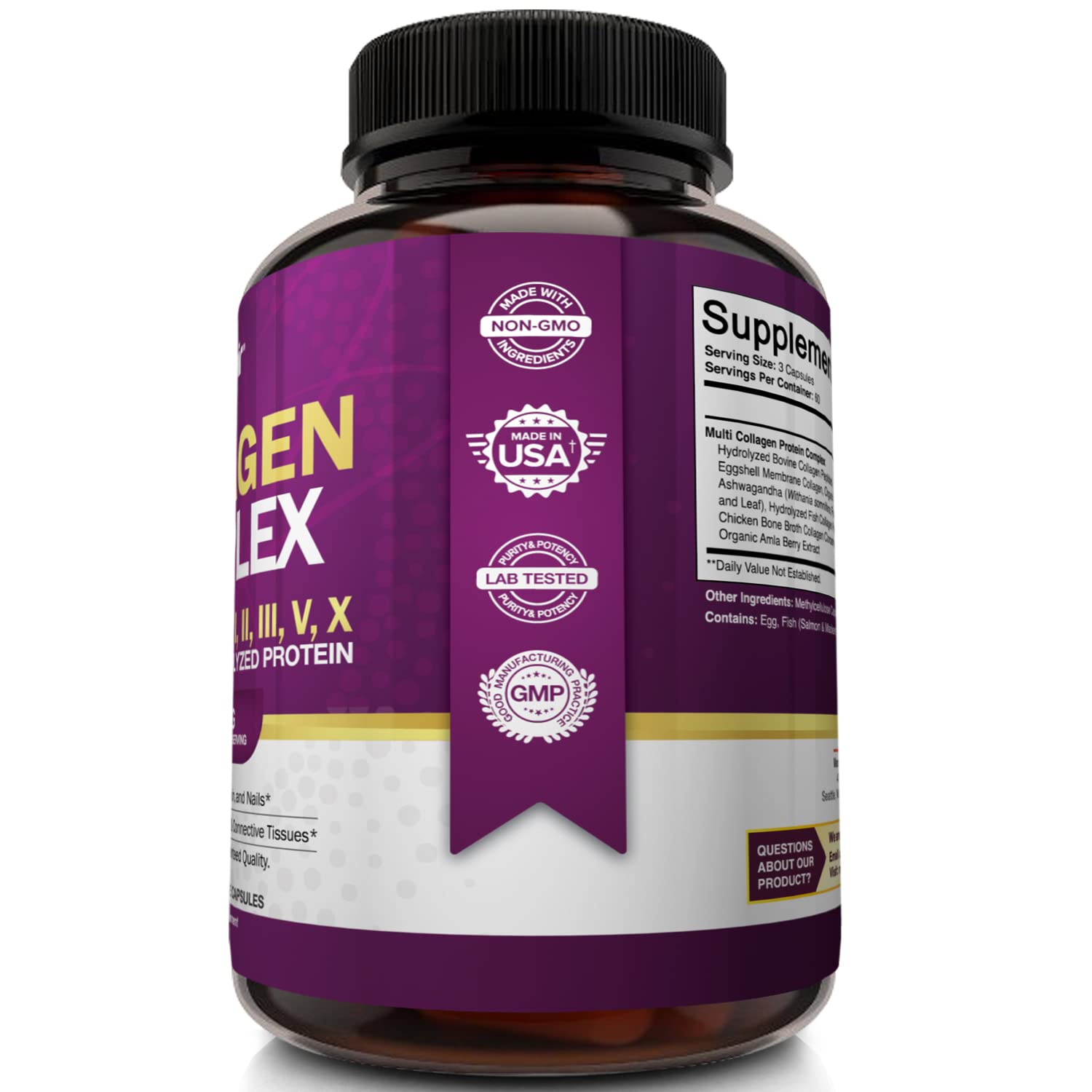 Foto 5 pulgar | Suplemento Nutriflair Péptidos Multicolágeno de 180 Cápsulas-Venta Internacional