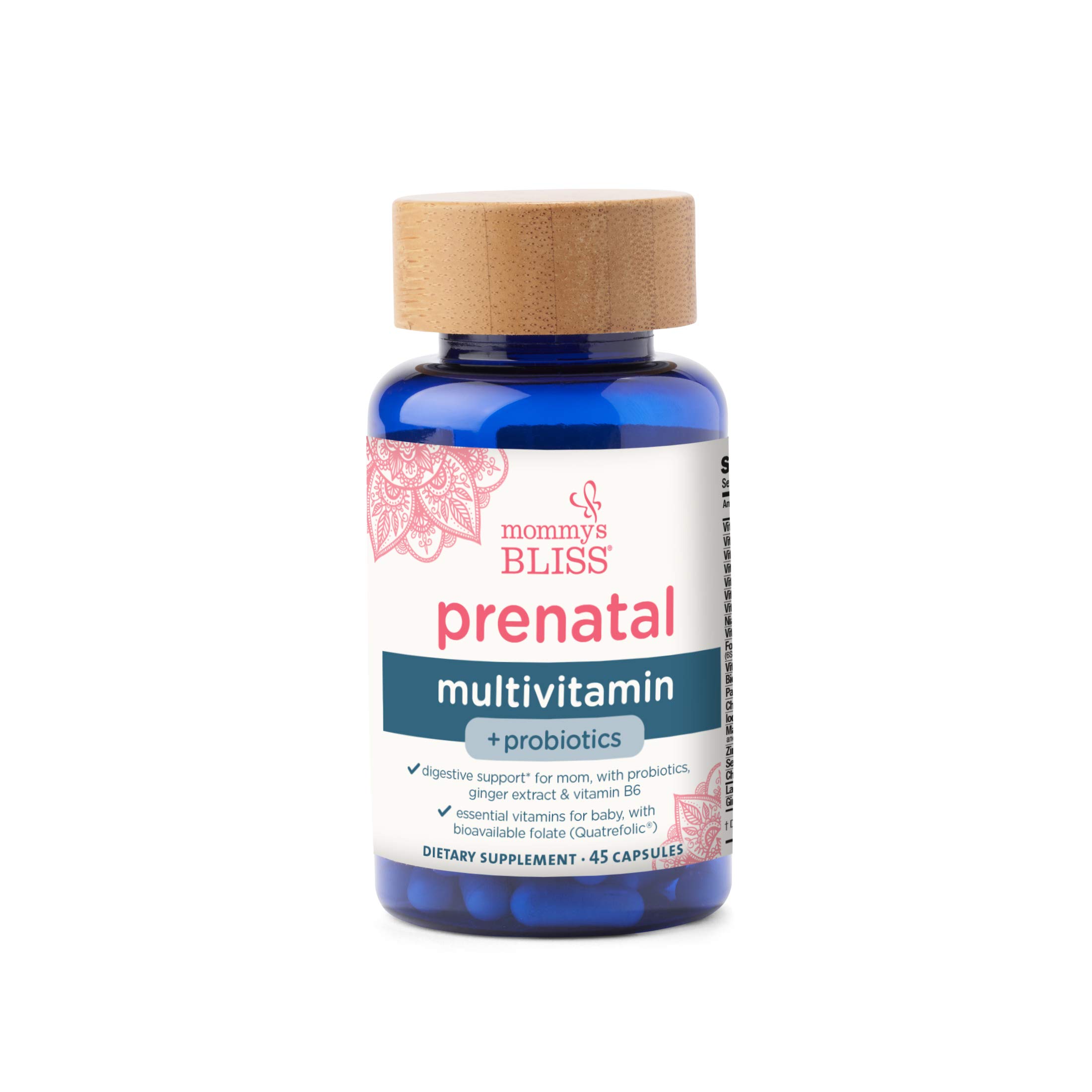 Foto 2 pulgar | Multivitamínico Prenatal Y Probiótico Mommy's Bliss Vegan 45 Dosis - Venta Internacional