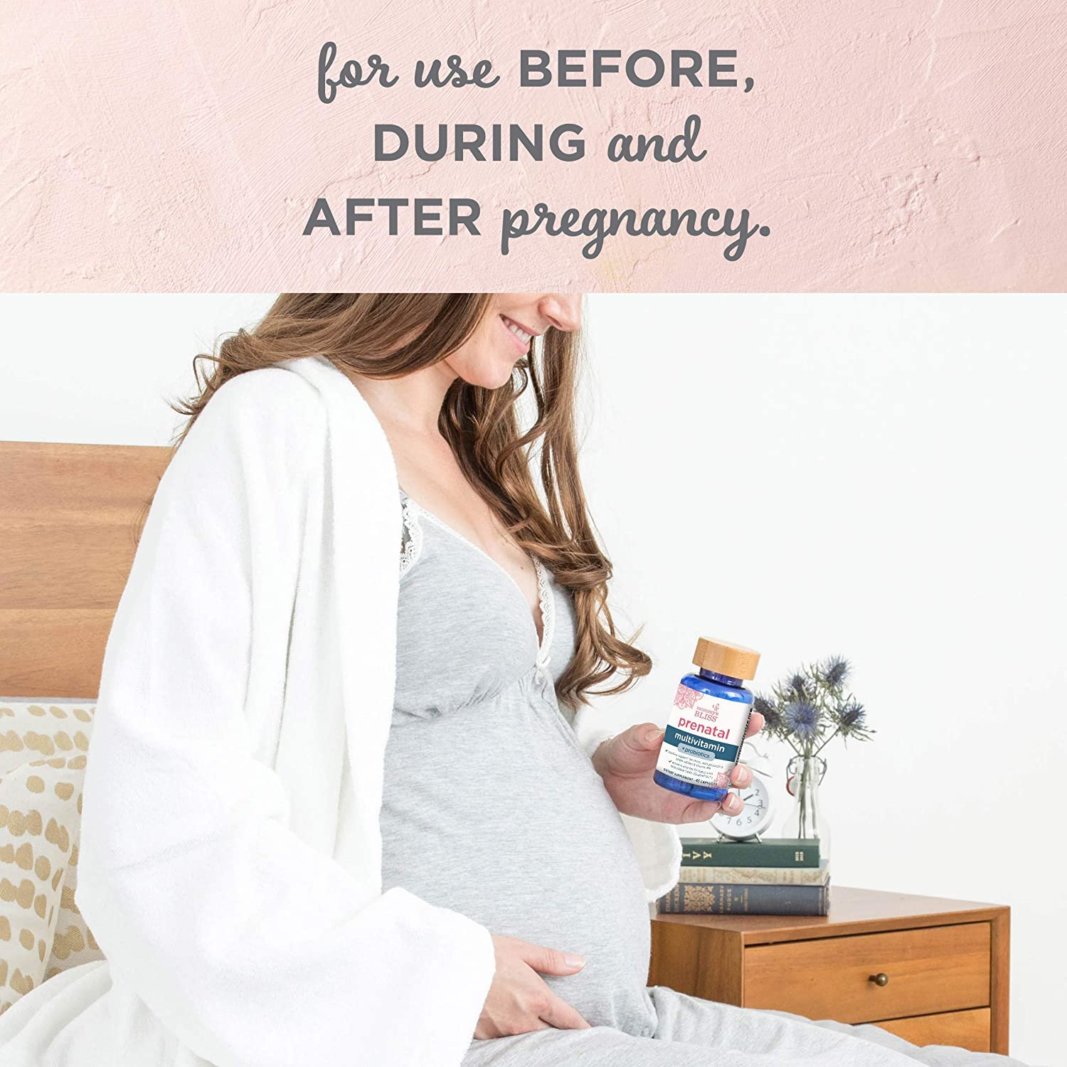 Foto 4 pulgar | Multivitamínico Prenatal Y Probiótico Mommy's Bliss Vegan 45 Dosis - Venta Internacional
