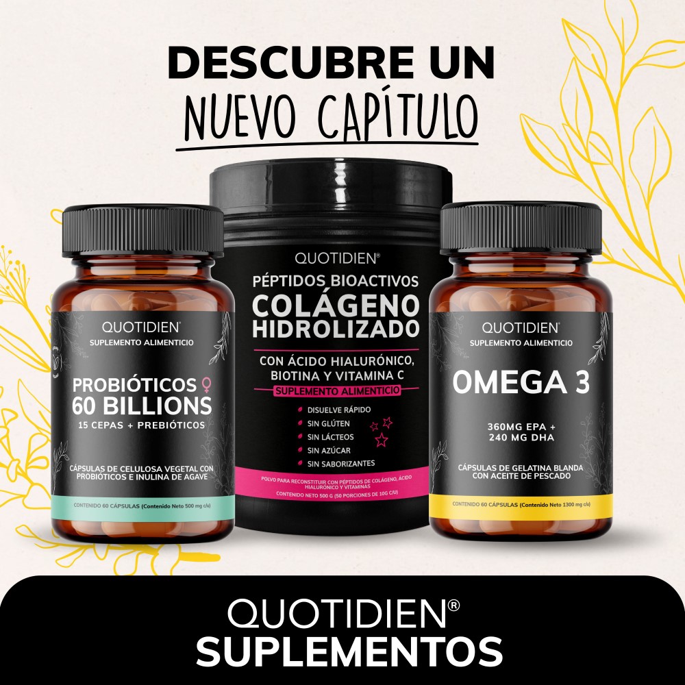Foto 8 pulgar | Suplemento Alimenticio Omega 3 Aceite De Pescado Quotidien 60 Cápsulas