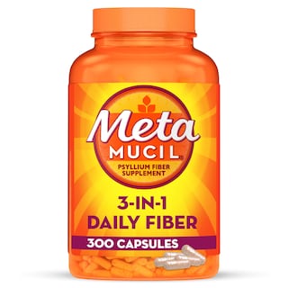 Foto 1 | Suplemento Metamucil Cápsulas de Fibra 3 en 1 300 Unidades para el Aparato Digestivo - Venta Internacional