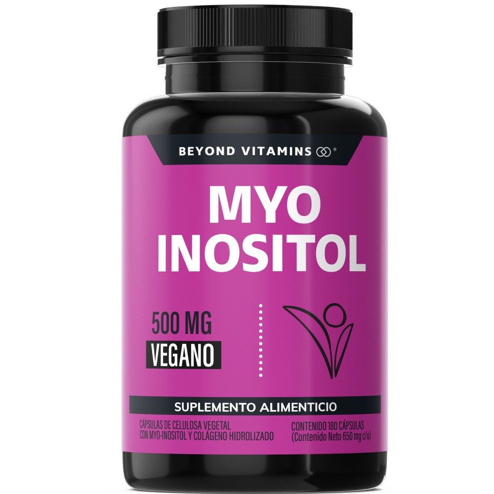 Foto 2 pulgar | Suplemento Alimenticio Myo Inositol Y Colágeno Hidrolizado Beyond Vitamins 180 Cápsulas