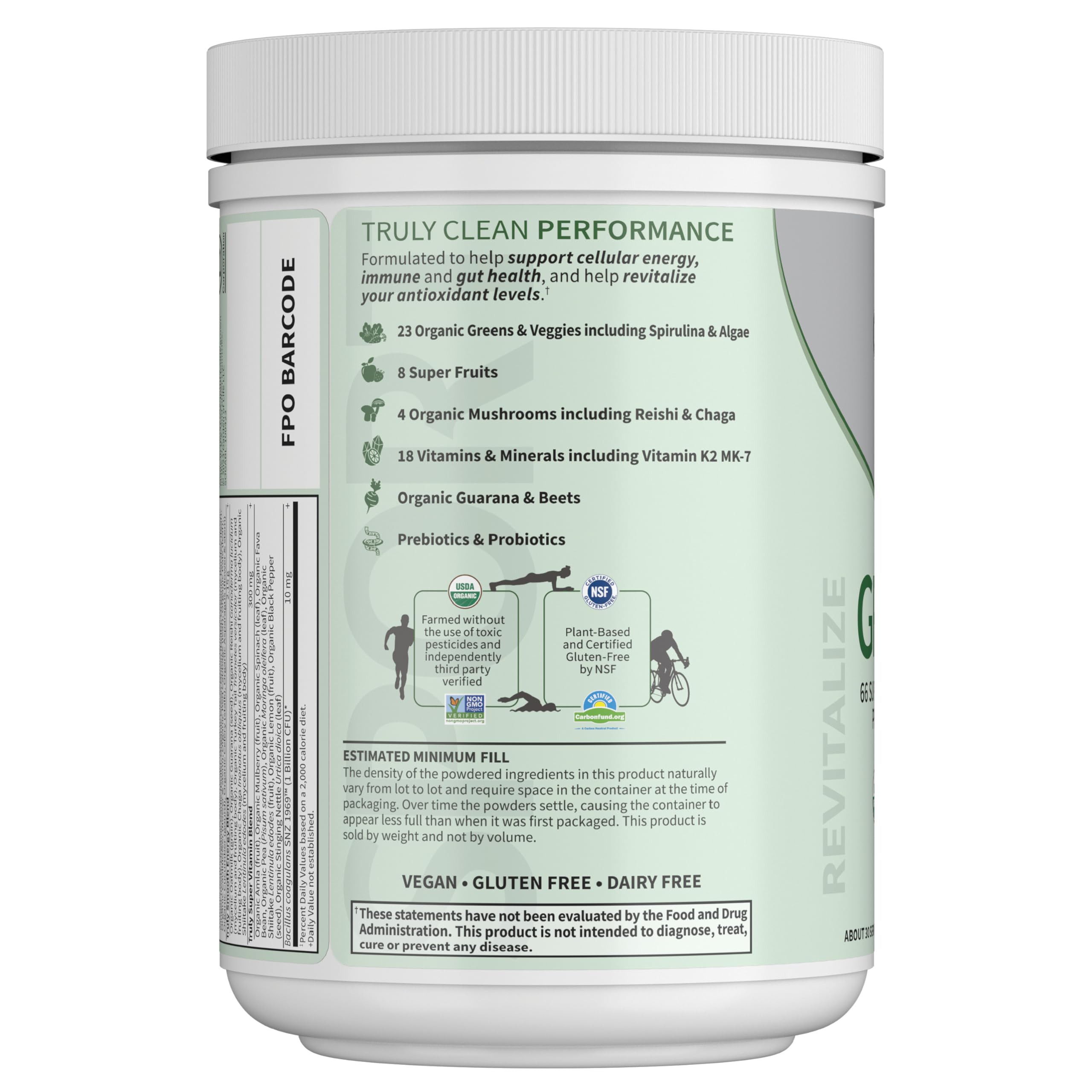 Foto 7 pulgar | Suplemento Garden Of Life Sport Nutrition Greens Powder - Venta Internacional