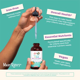 Foto 3 | Multivitamínico Y Multimineral Líquido para Bebés Maryruth Organics - Venta Internacional