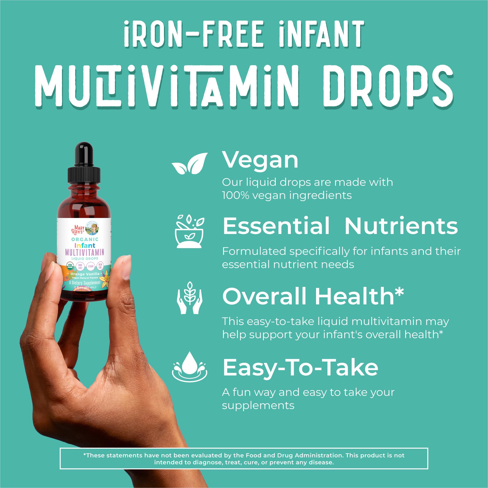 Foto 7 pulgar | Multivitamínico Y Multimineral Líquido para Bebés Maryruth Organics - Venta Internacional