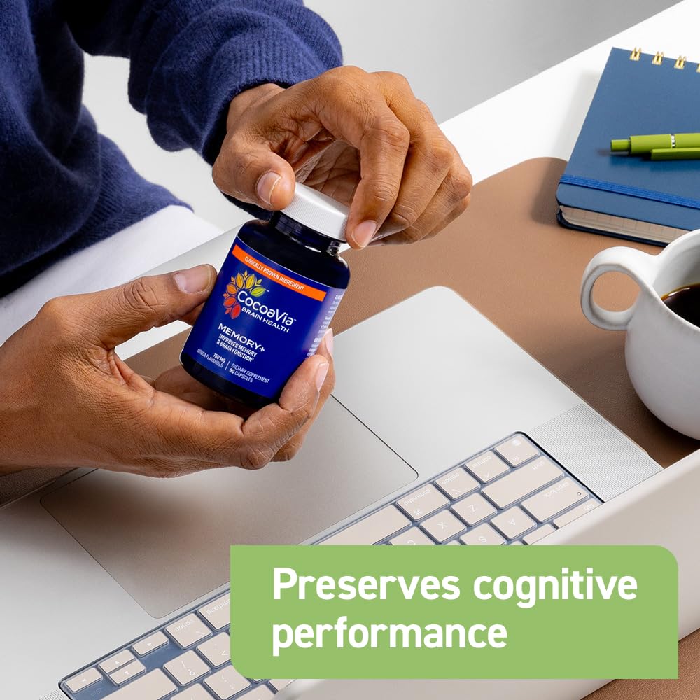 Foto 5 pulgar | Suplemento Memory Brain Cocoavia Memory+ 750 Mg 30 Cápsulas - Venta Internacional