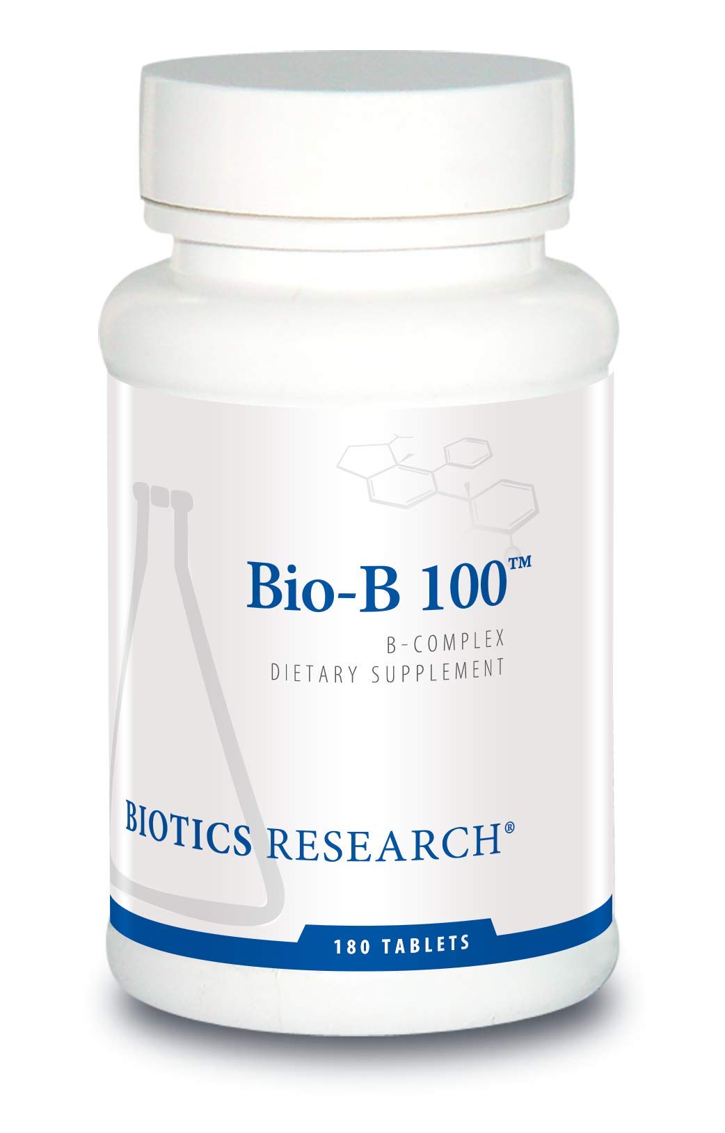 Foto 2 pulgar | Complejo de Vitamina B 100 Bio B de Biotics Research 180 comprimidos - Venta Internacional