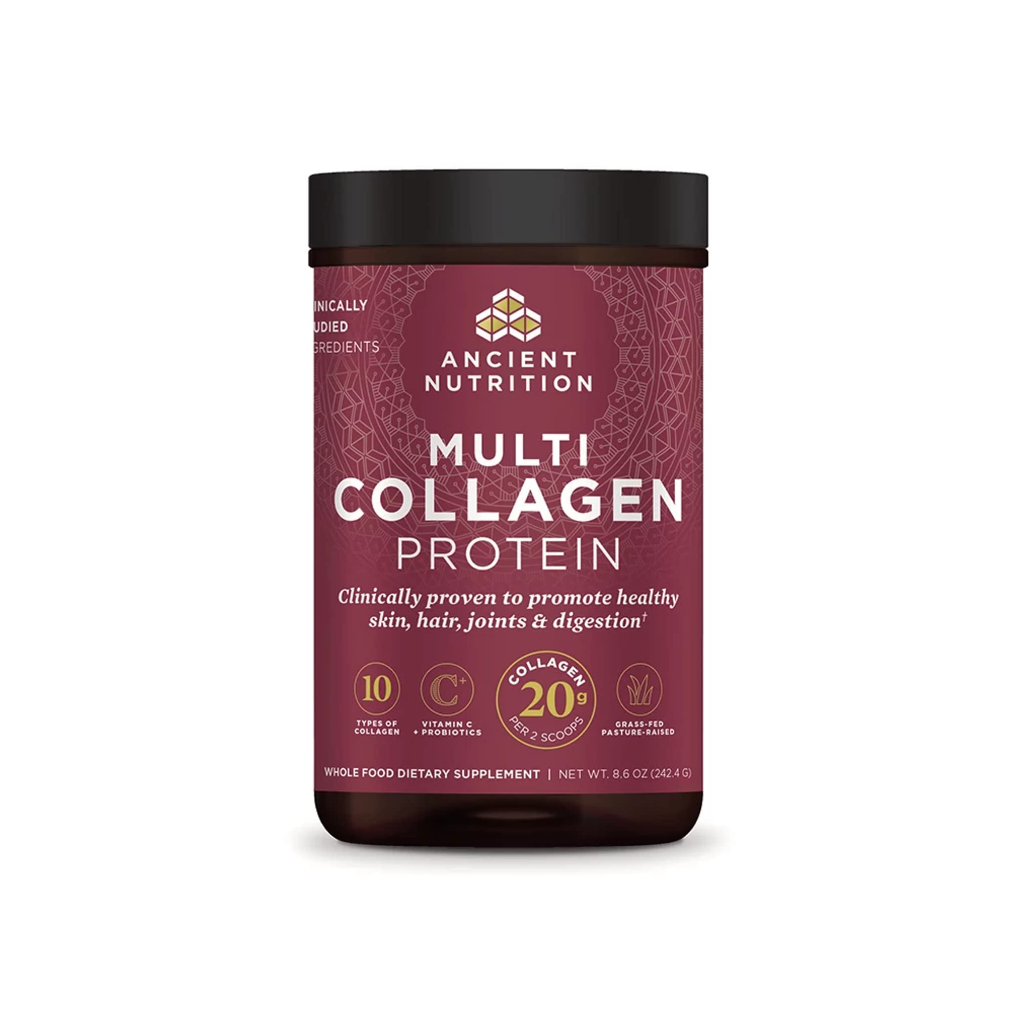 Foto 2 pulgar | Péptidos de Colágeno en Polvo Ancient NutritionCon Probióticos 8.6 Oz - Venta Internacional