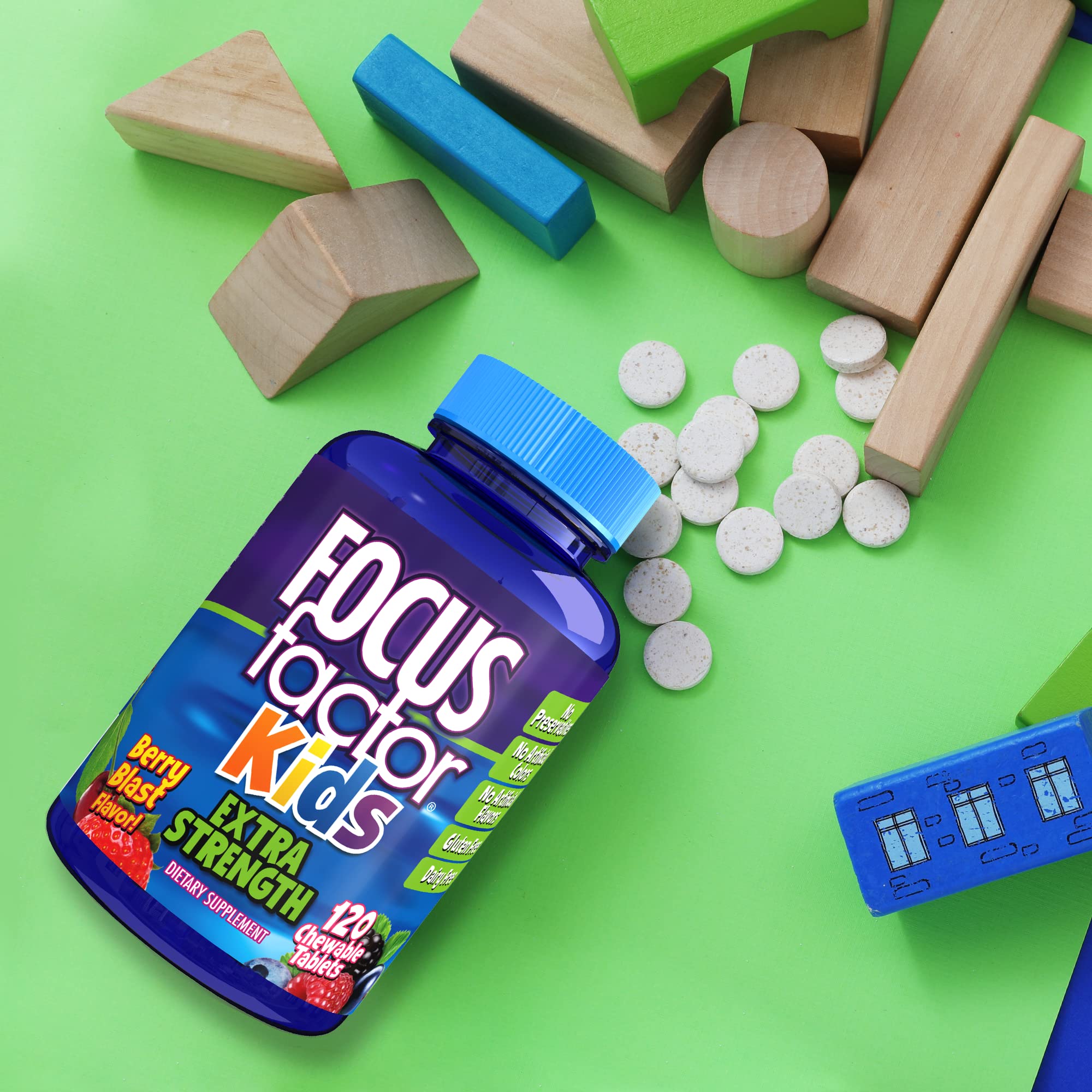 Foto 4 | Suplementos Focus Factor Kids Extra Strength 120 Masticables - Venta Internacional