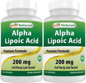 Foto 1 | Suplemento Best Naturals de Ácido Alfa Lipoico 200 Mg 120 X 2 Cápsulas - Venta Internacional