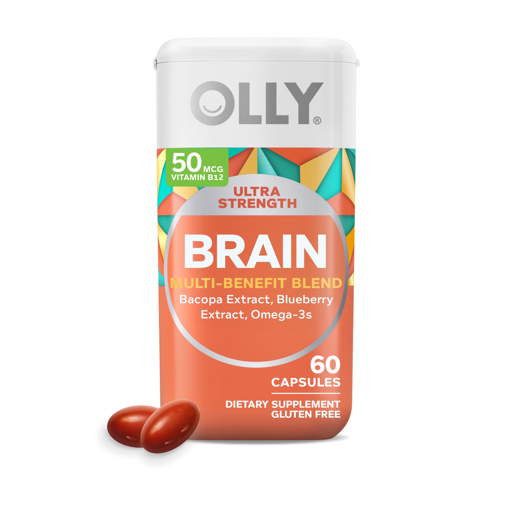 Foto 2 pulgar | Suplemento Olly Ultra Strength Brain Softgels 60 Cápsulas - Venta Internacional