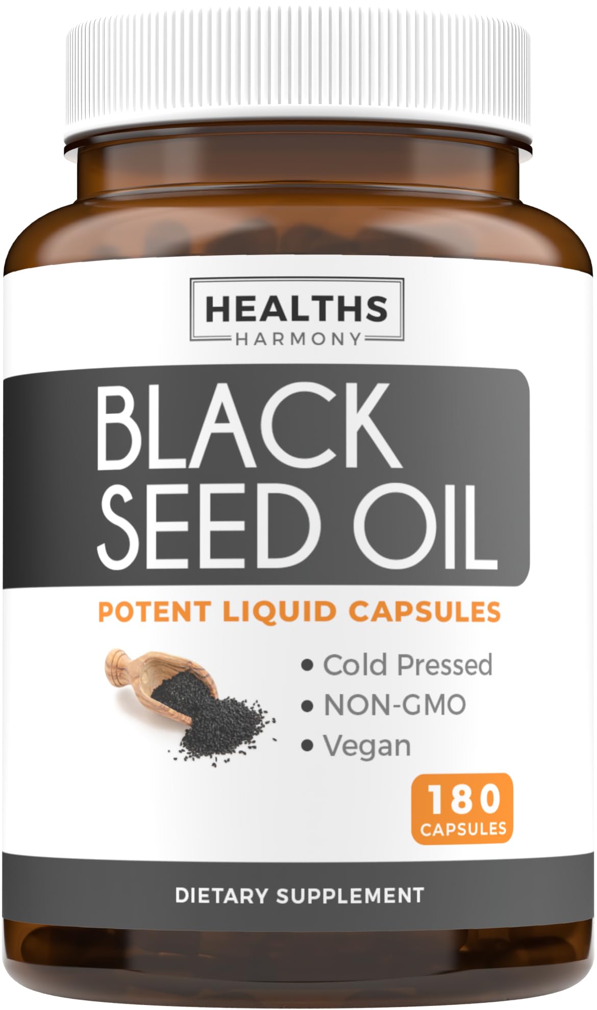 Foto 2 pulgar | Aceite De Semilla Negra Harmony De Supplement Healths 180 Cápsulas De Gel - Venta Internacional