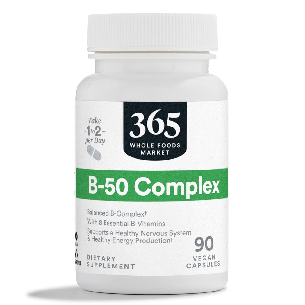 Foto 1 | Suplemento 365 de Whole Foods Market Complejo de Vitamina B50 90 Cápsulas - Venta Internacional
