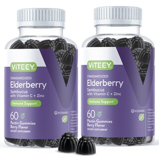Foto 1 | Complemente Las Gomitas de Saúco Viteey Sambucus con Zinc y Vitamina C - Venta Internacional