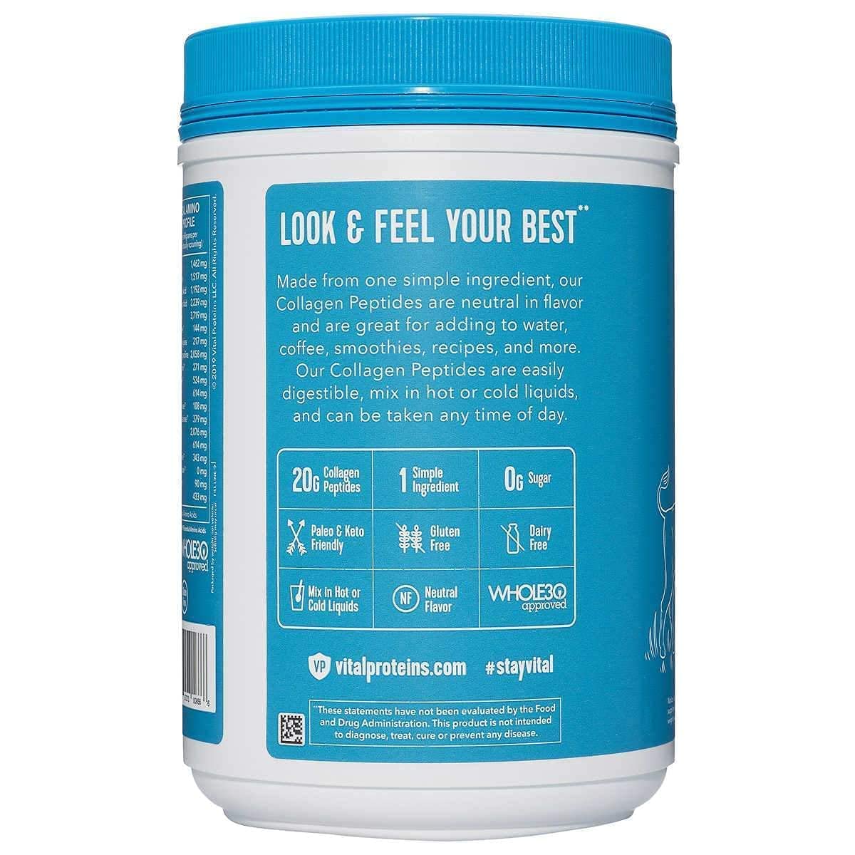 Foto 3 pulgar | Suplemento Dietético Vital Proteins Colágeno Peptides 680 Ml - Venta Internacional