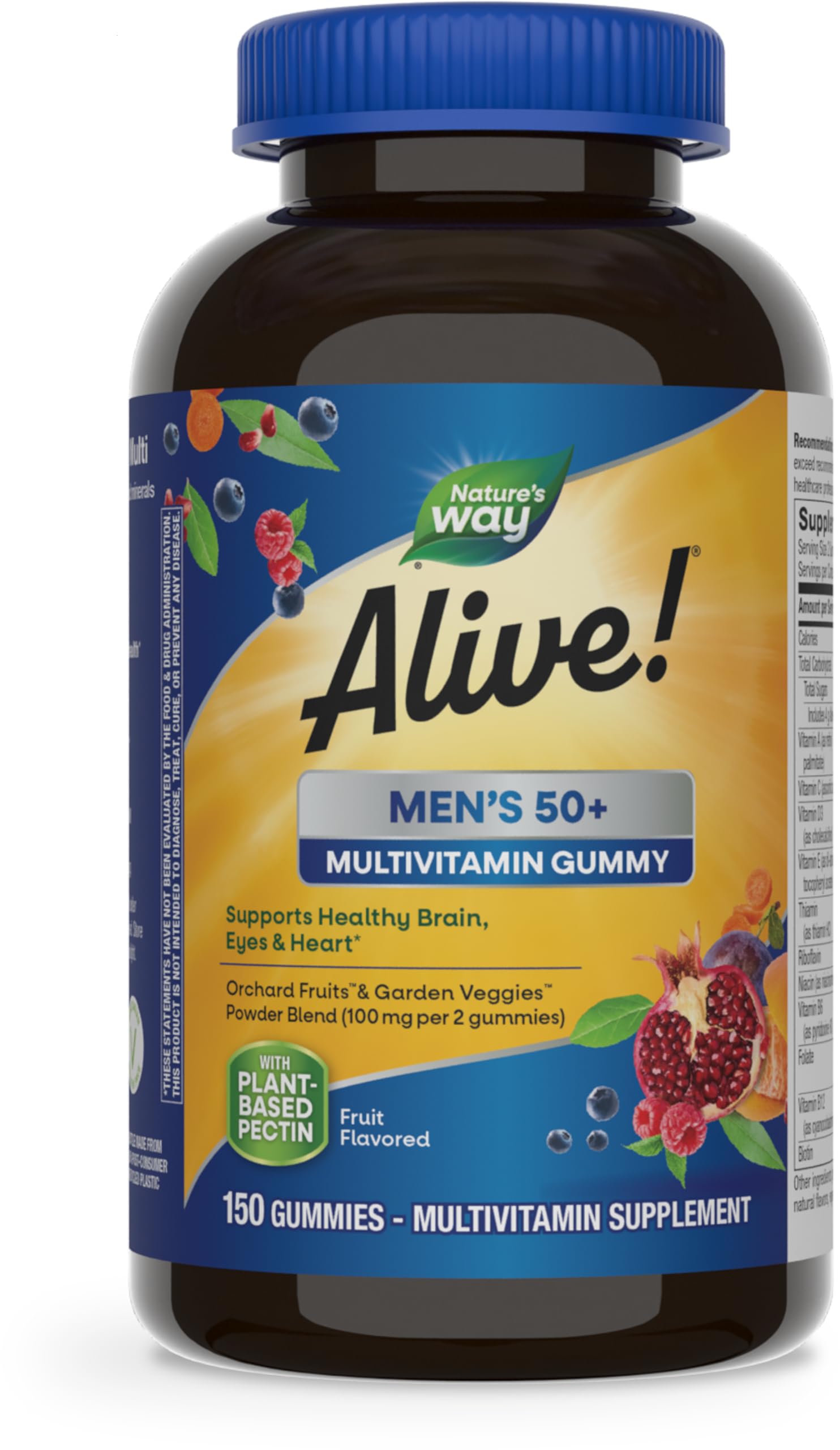 Foto 2 pulgar | Multivitamínico Nature's Way Alive! Gominolas Para Hombre De Más De 50 Años 150 Unidades - Venta Internacional