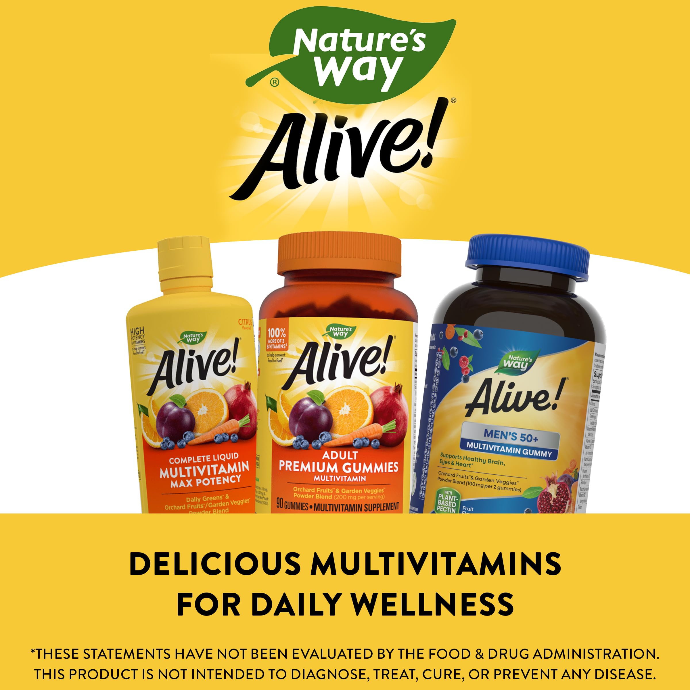 Foto 8 pulgar | Multivitamínico Nature's Way Alive! Gominolas Para Hombre De Más De 50 Años 150 Unidades - Venta Internacional