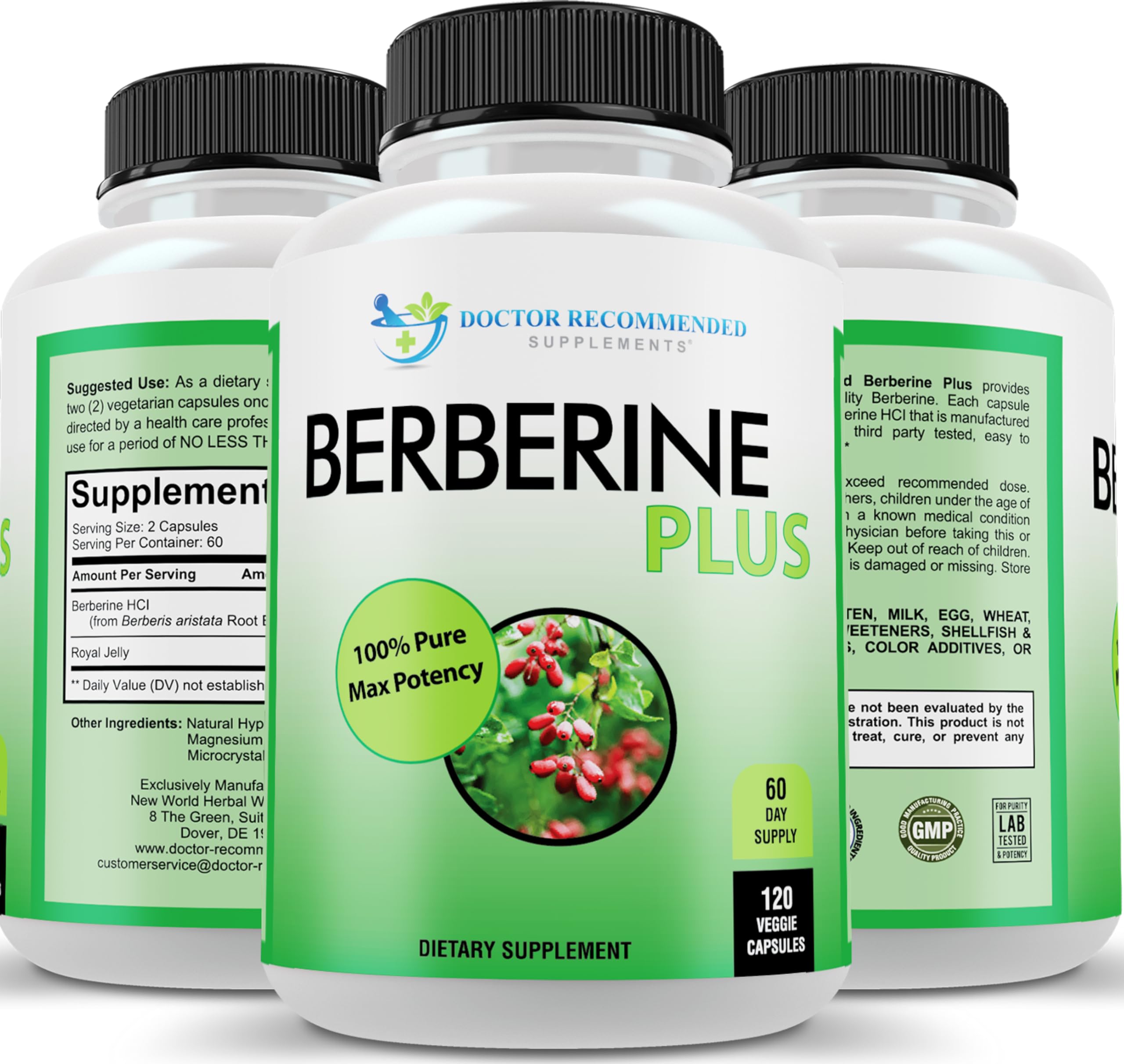 Foto 2 pulgar | Suplemento Berberine Plus 1200 mg 1 pieza - Venta Internacional