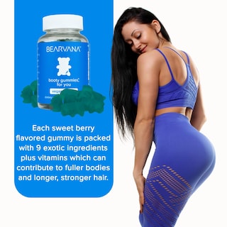 Foto 4 | Gomitas Bearvana Bum Support 60 Unidades para Mujer - Venta Internacional