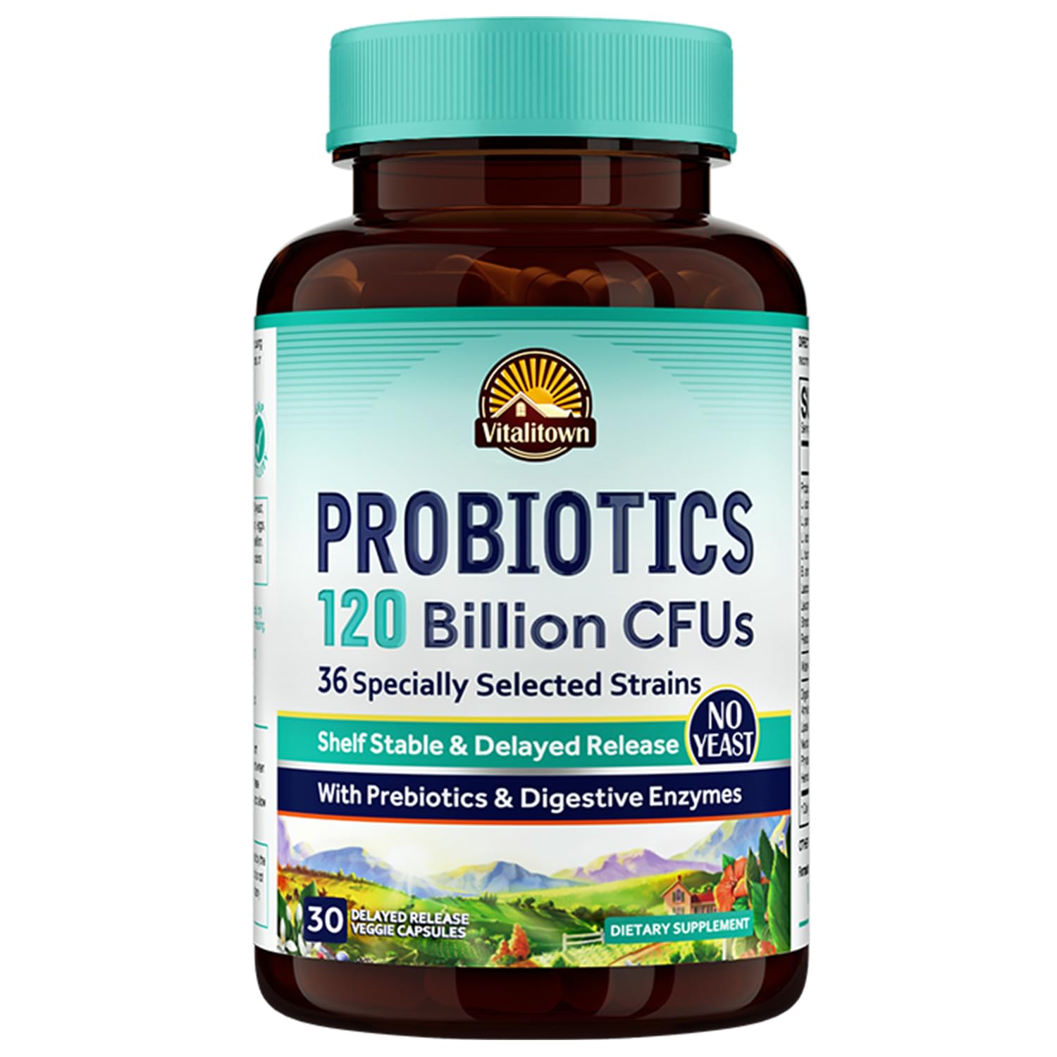 Foto 2 pulgar | Probiotics Vitalitown 120 Mil Millones De Ufc 36 Cepas 30 Cápsulas - Venta Internacional