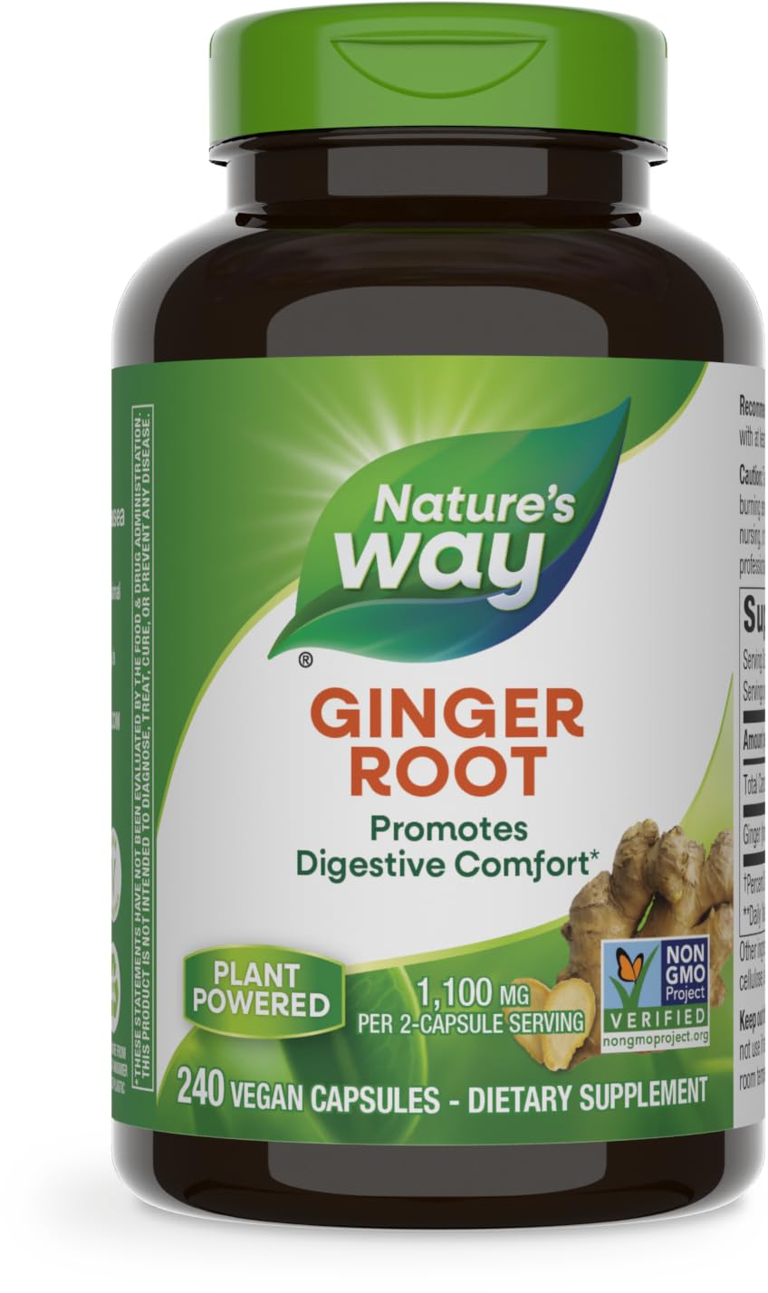 Foto 2 pulgar | Suplemento de Raíz de Jengibre Nature's Way 1100 mg 240 - Venta Internacional