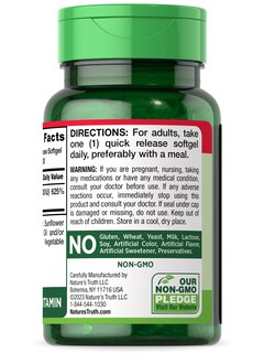 Foto 7 | Suplemento de Vitamina D3 Nature's Truth 5000 Ui 130 Cápsulas Blandas - Venta Internacional