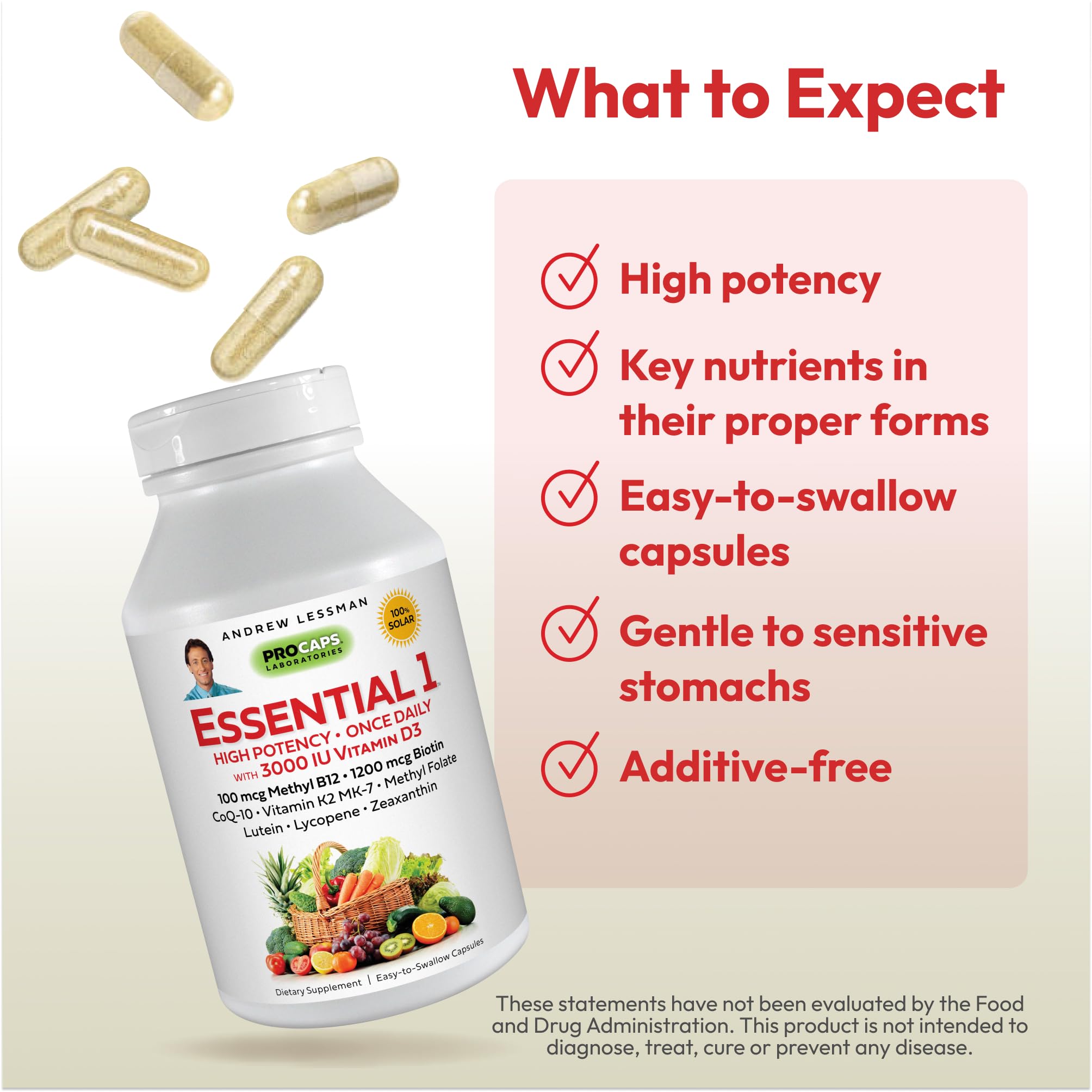 Foto 4 | Multivitamínico Andrew Lessman Essential-1 3000 Ui De Vitamina D3 - Venta Internacional
