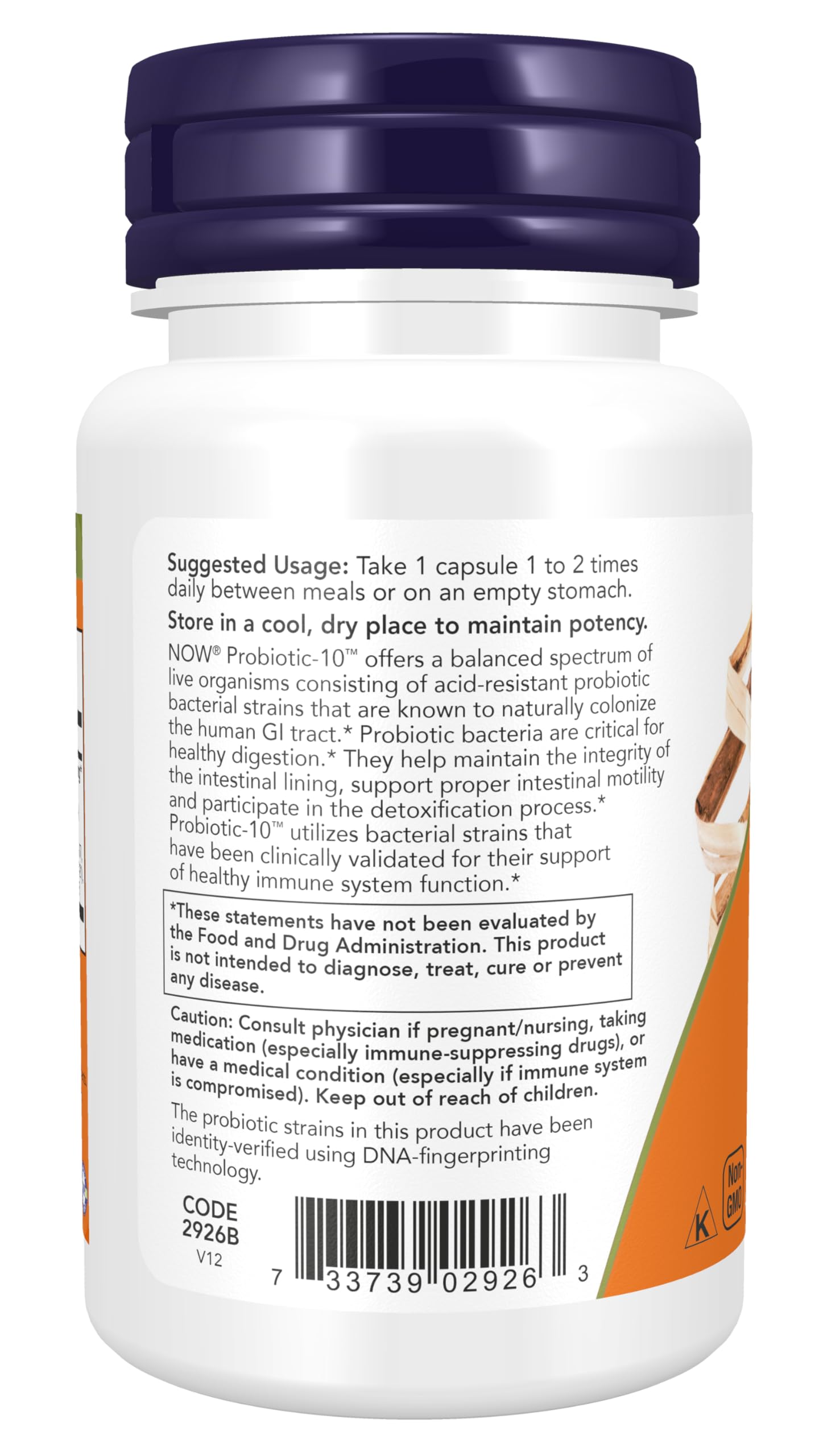 Foto 4 pulgar | Suplemento Now Probiotic-10™ 25 Mil Millones de Cápsulas Vegetarianas - Venta Internacional