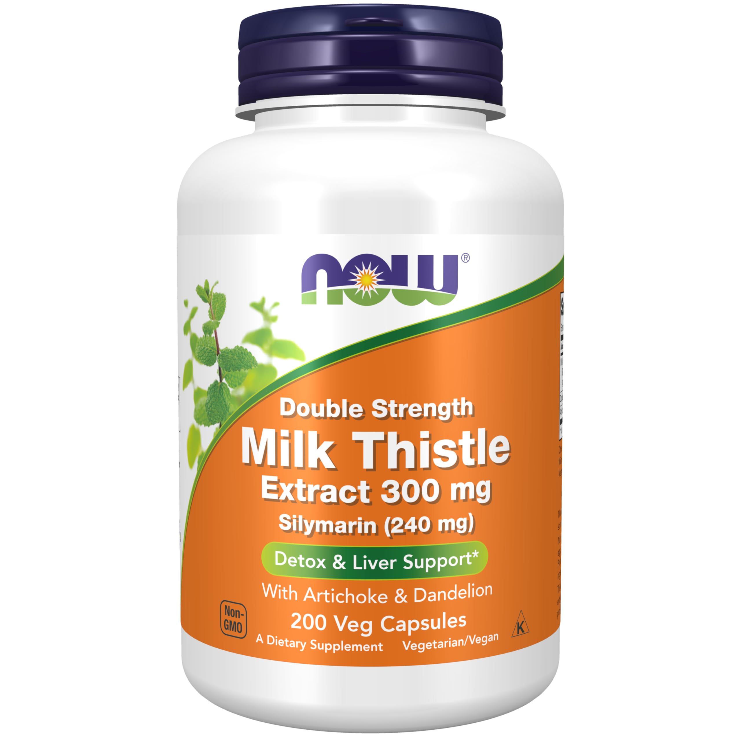 Foto 2 pulgar | Suplemento Now Milk Thistle 200 Cápsulas-Venta Internacional