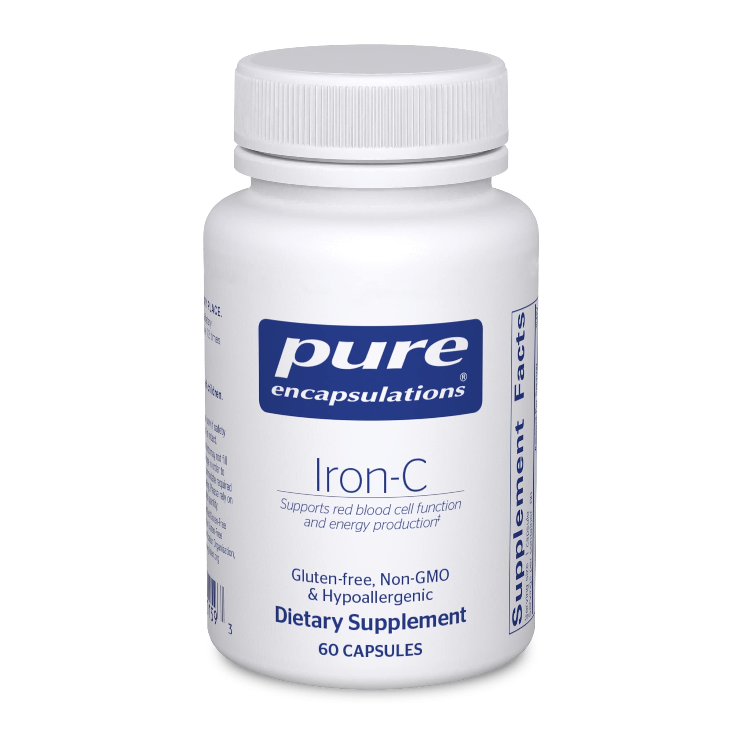 Foto 1 | Suplemento Pure Encapsulations Iron-c 15 Mg De Hierro 175 Mg De Vitamina C - Venta Internacional