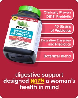 Foto 2 | Suplemento Zenwise Health Probiotics para Mujeres 60 Cápsulas - Venta Internacional