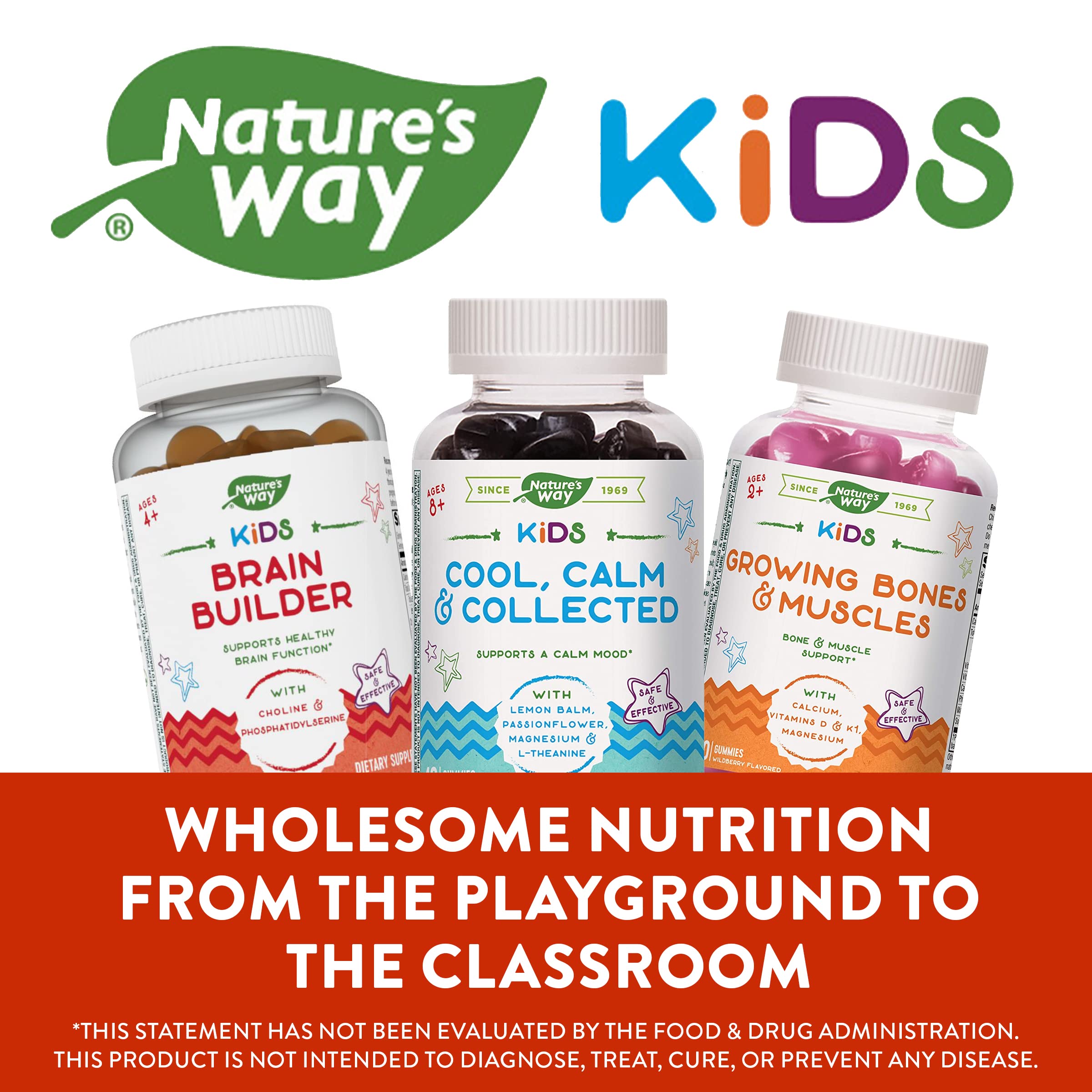 Foto 7 pulgar | Suplemento Nature's Way Kids Brain Gummies 60 Lemonade - Venta Internacional