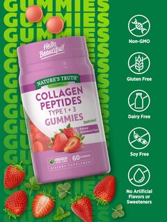 Foto 3 | Suplemento de Gomitas de Colágeno Tipo 1 y 3 Nature's Truth para Mujer 60 Gomitas - Venta Internacional