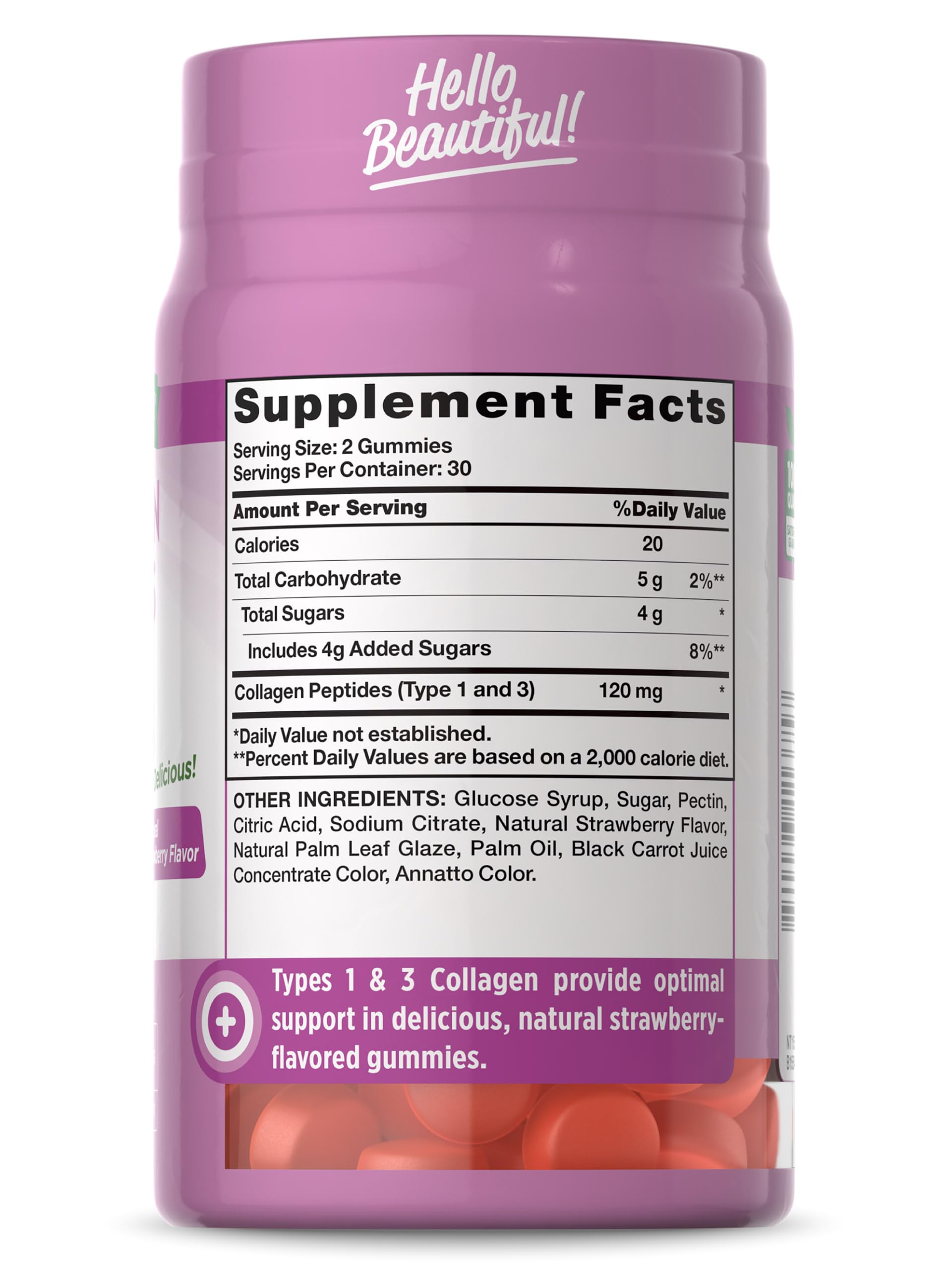 Foto 7 pulgar | Suplemento de Gomitas de Colágeno Tipo 1 y 3 Nature's Truth para Mujer 60 Gomitas - Venta Internacional