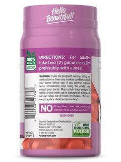 Foto 7 | Suplemento de Gomitas de Colágeno Tipo 1 y 3 Nature's Truth para Mujer 60 Gomitas - Venta Internacional