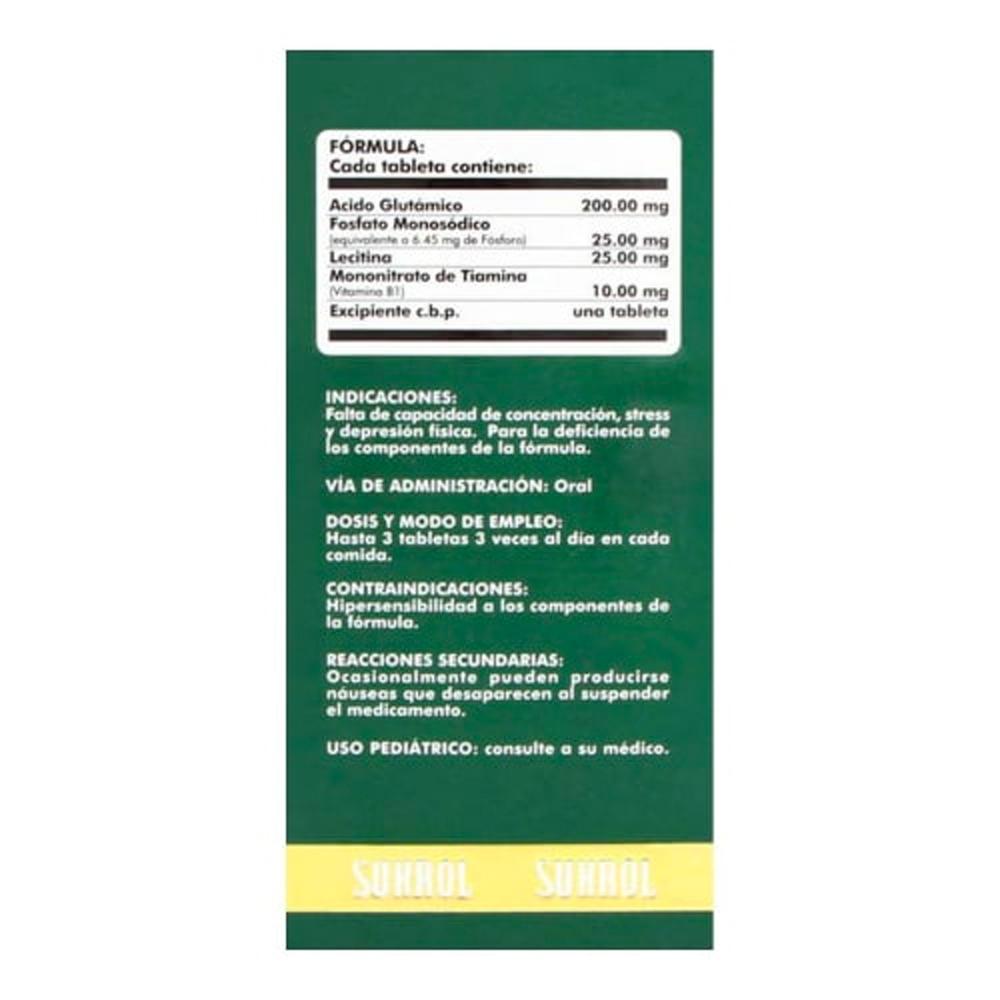 Foto 4 pulgar | Sukrol Multivitaminico Para Cerebro Y Nervios 100 Tabletas